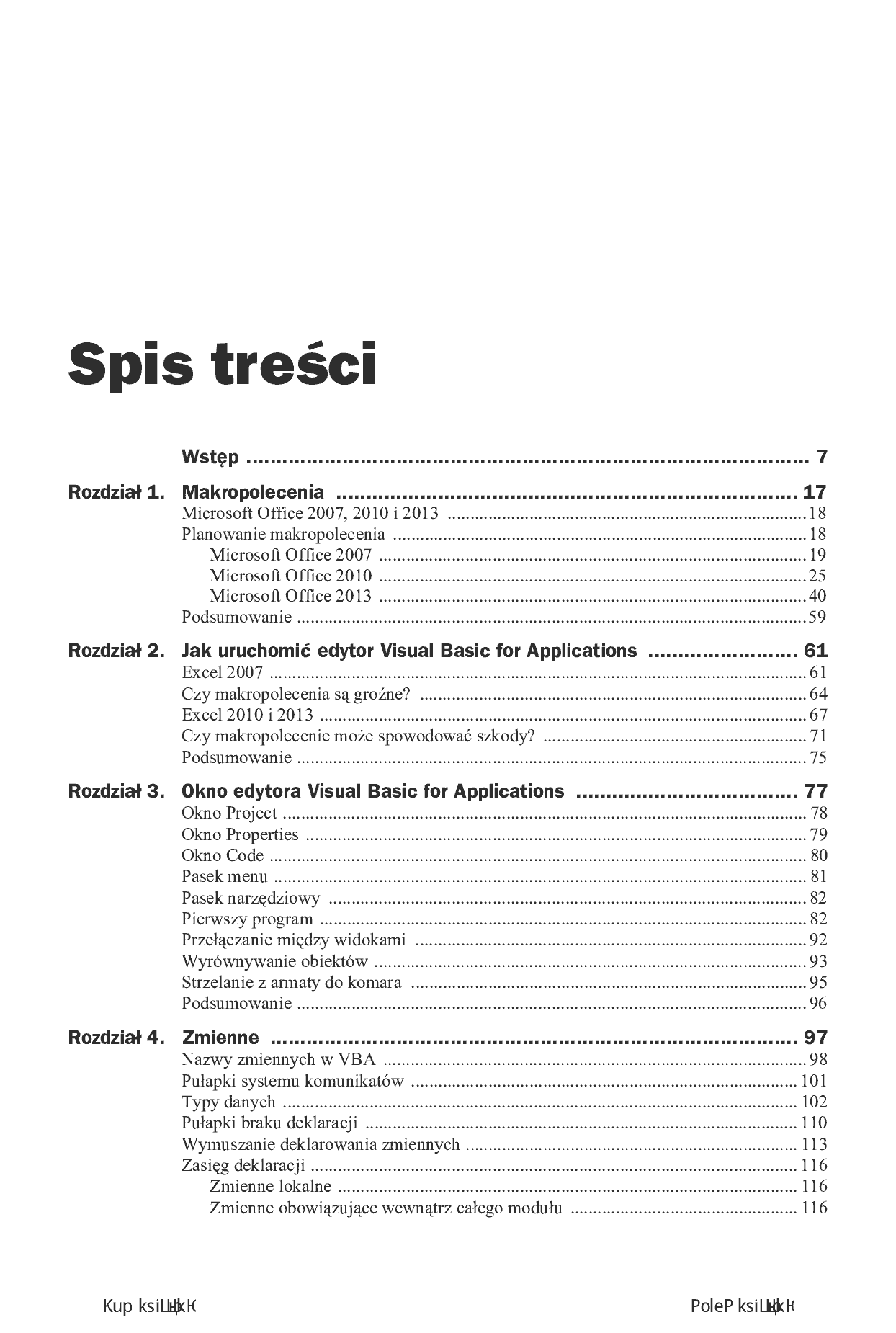 Fragment „VBA dla Excela 2013 PL. 200 praktycznych przykładów” — strona 3 z 30