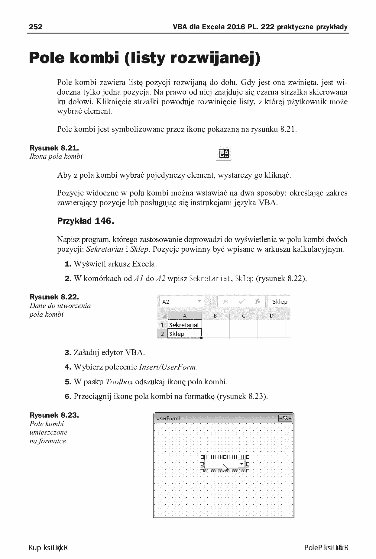 Fragment „VBA dla Excela 2016 PL. 222 praktyczne przykłady” — strona 14 z 30