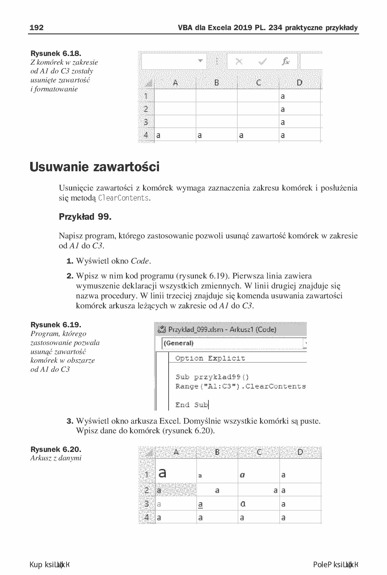 Fragment „VBA dla Excela 2019 PL. 234 praktyczne przykłady” — strona 14 z 30