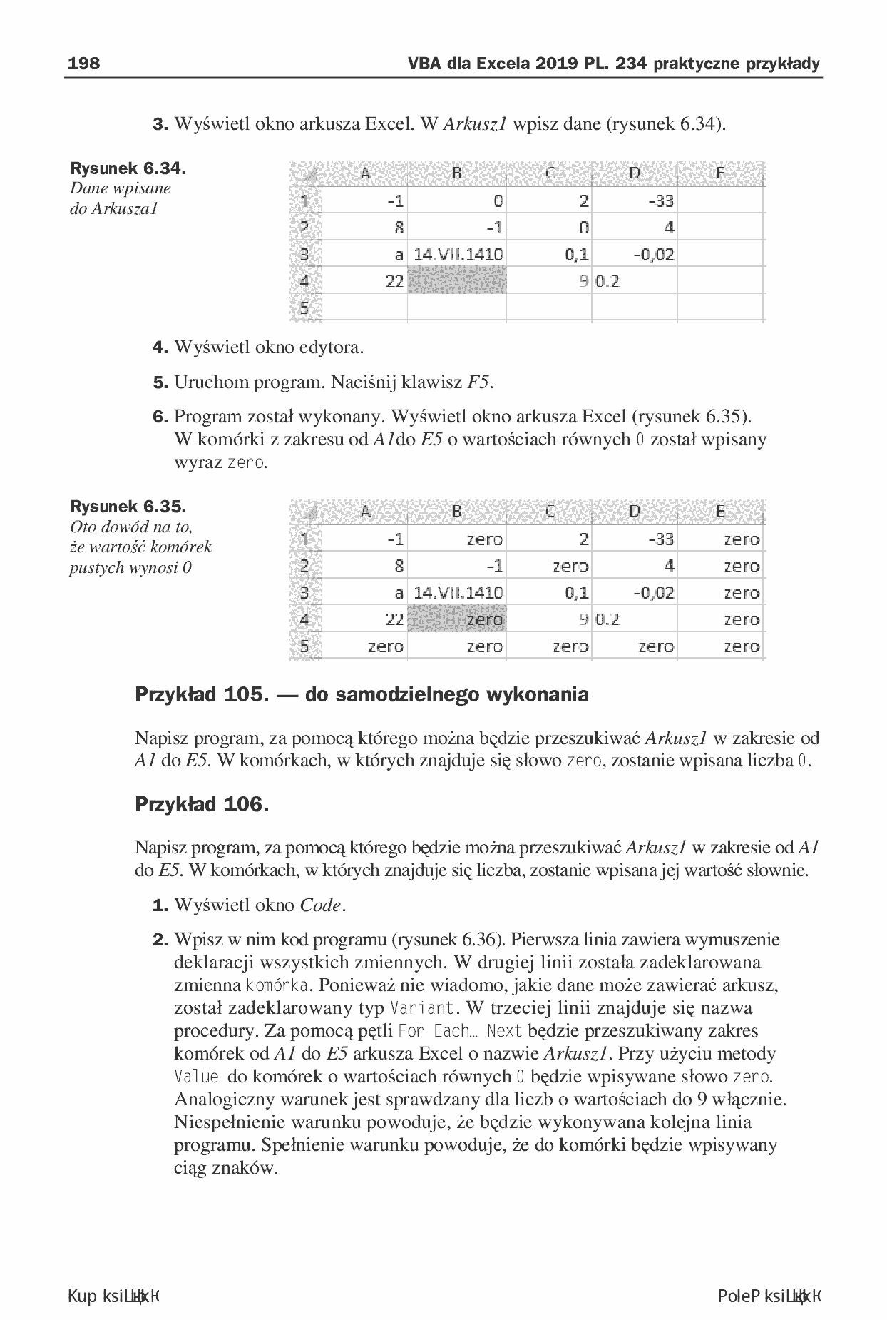 Fragment „VBA dla Excela 2019 PL. 234 praktyczne przykłady” — strona 20 z 30