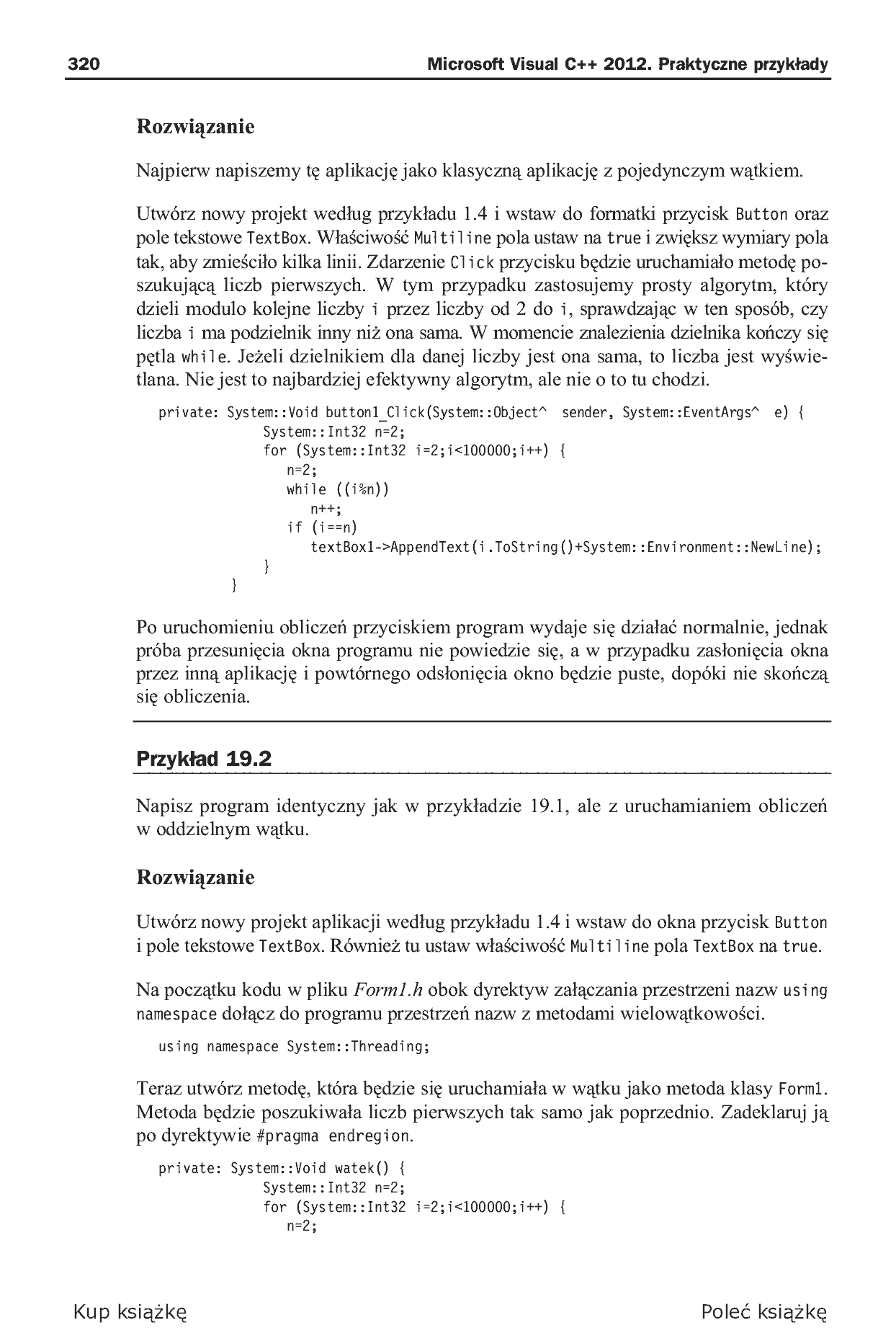 Fragment „Microsoft Visual C++ 2012. Praktyczne przykłady” — strona 10 z 30
