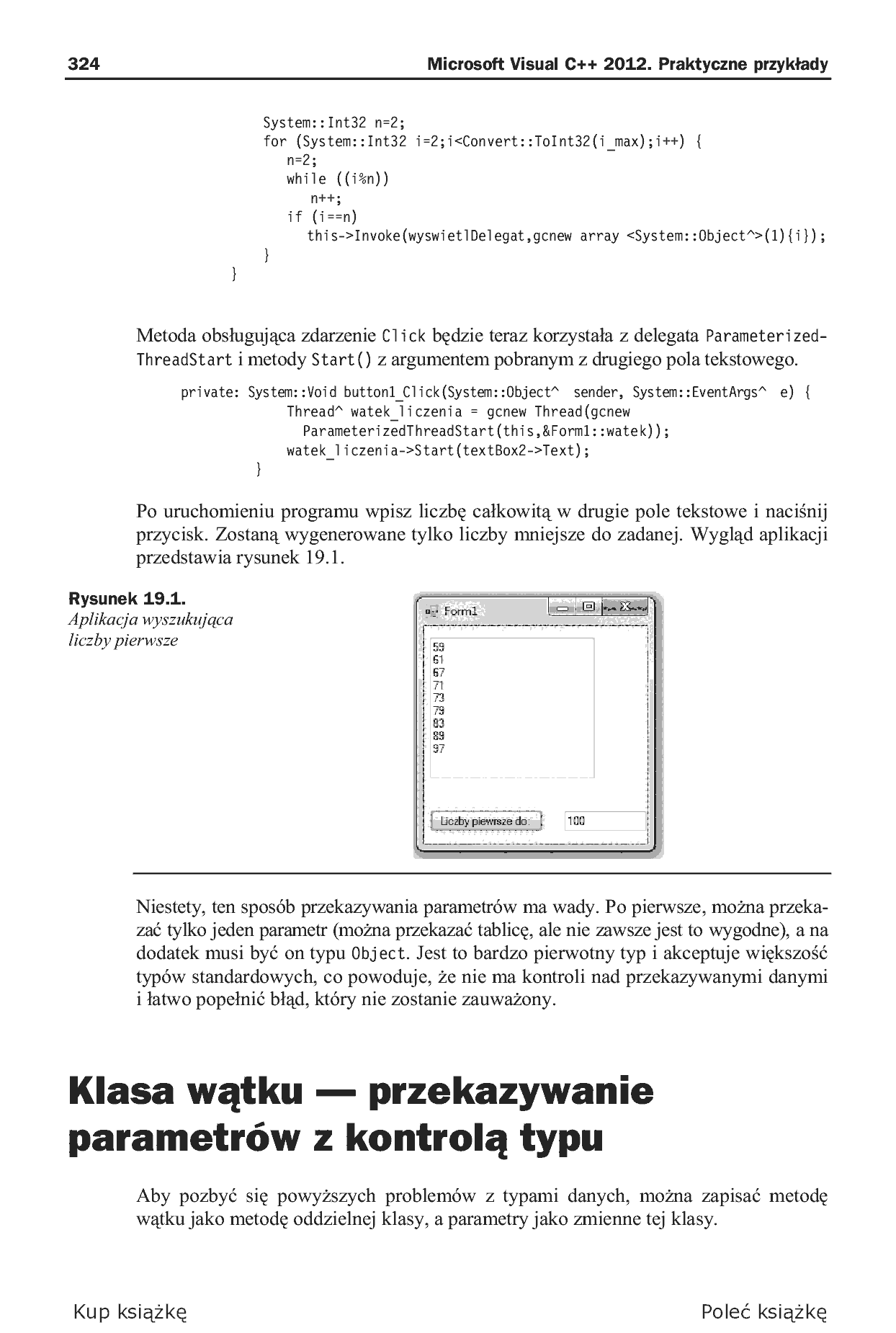 Fragment „Microsoft Visual C++ 2012. Praktyczne przykłady” — strona 14 z 30