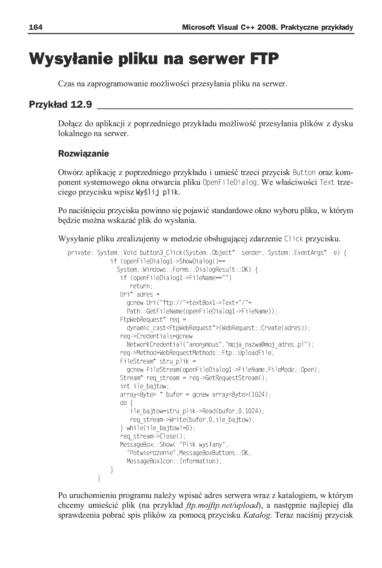 Fragment „Microsoft Visual C++ 2008. Praktyczne przykłady” — strona 19 z 20
