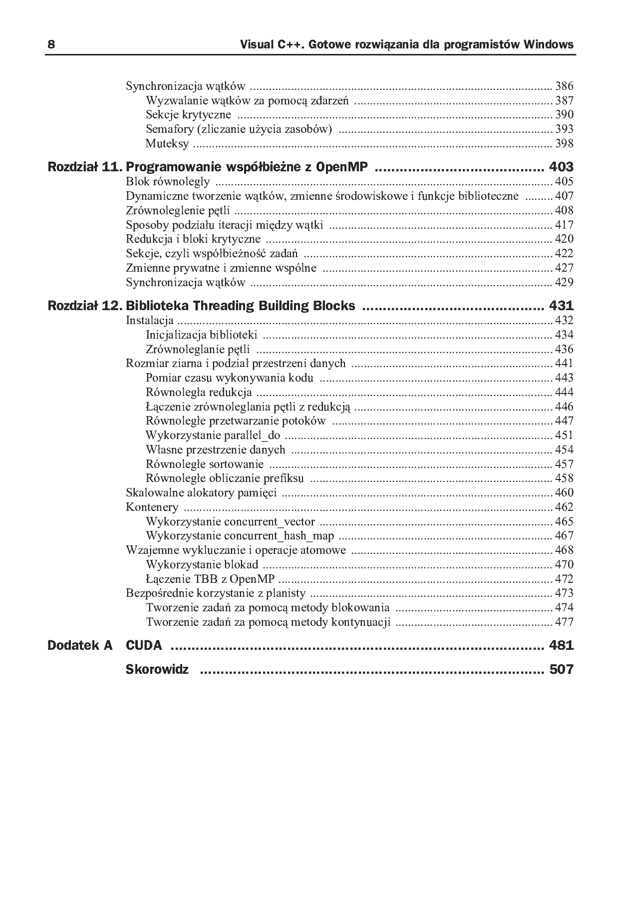 Fragment „Visual C++. Gotowe rozwiązania dla programistów Windows” — strona 7 z 30