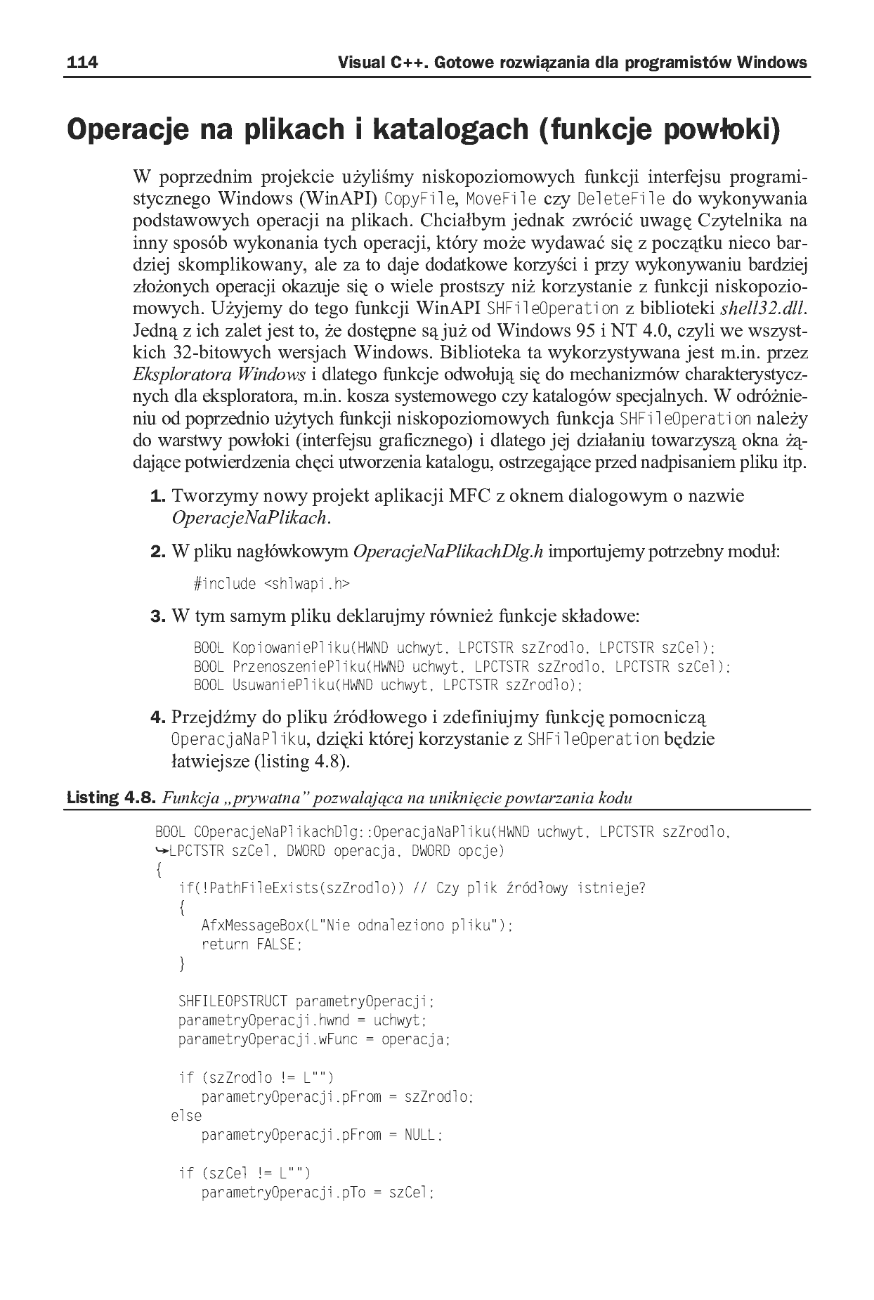 Fragment „Visual C++. Gotowe rozwiązania dla programistów Windows” — strona 17 z 30