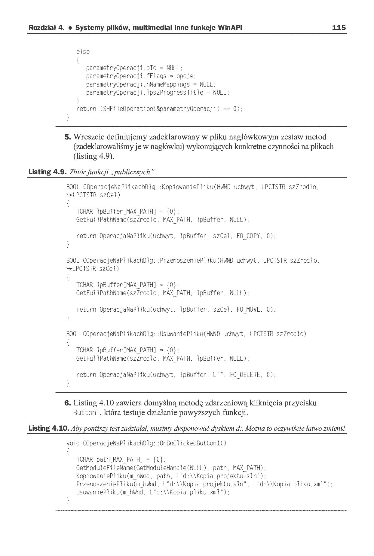Fragment „Visual C++. Gotowe rozwiązania dla programistów Windows” — strona 18 z 30