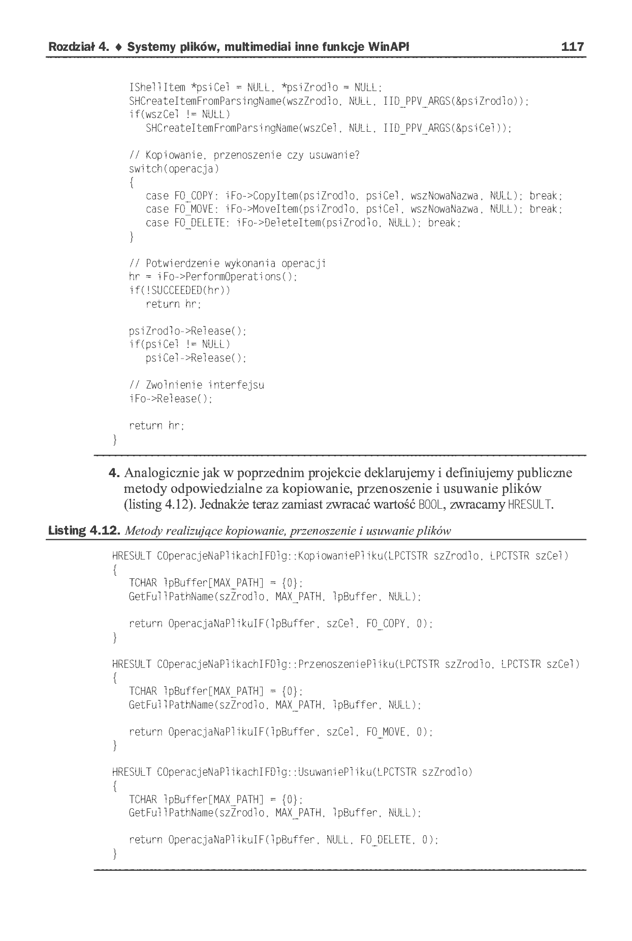 Fragment „Visual C++. Gotowe rozwiązania dla programistów Windows” — strona 20 z 30