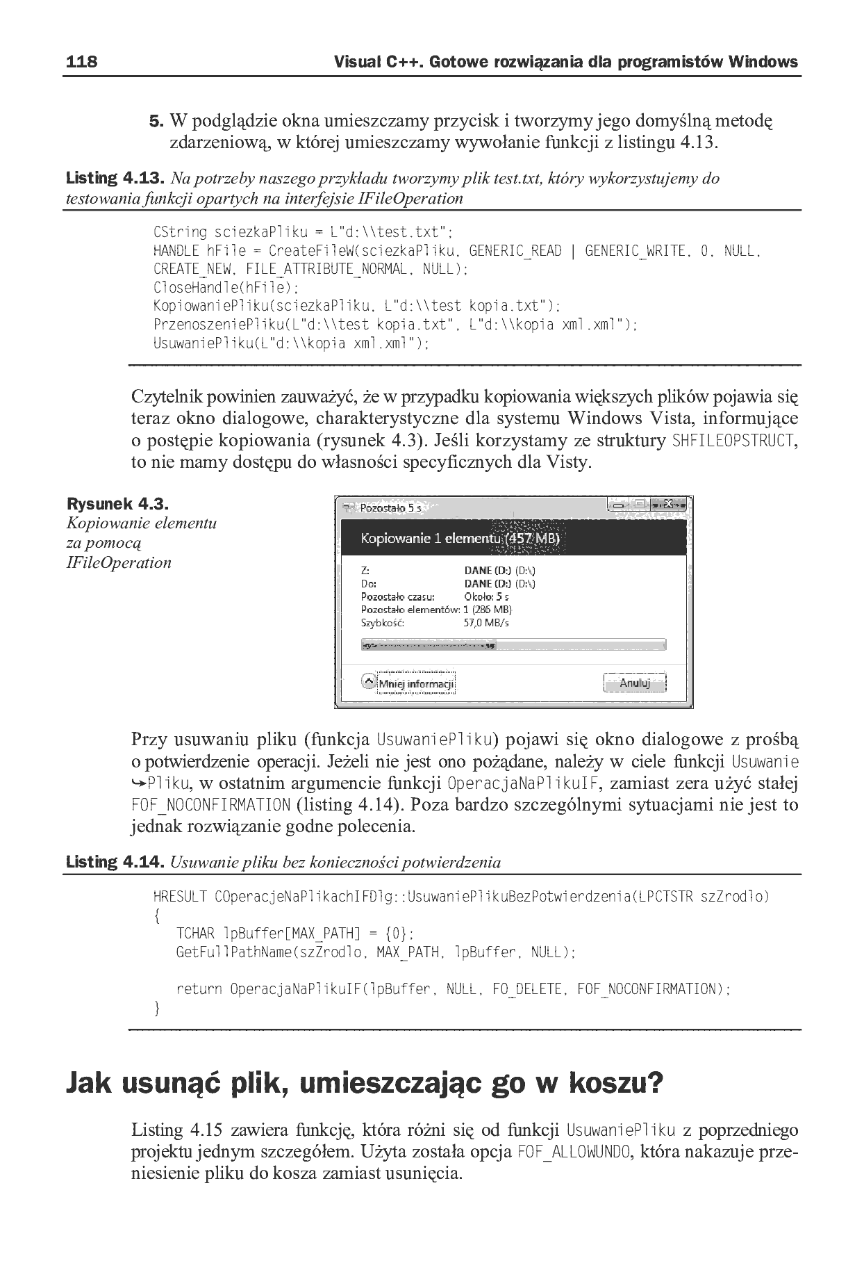Fragment „Visual C++. Gotowe rozwiązania dla programistów Windows” — strona 21 z 30