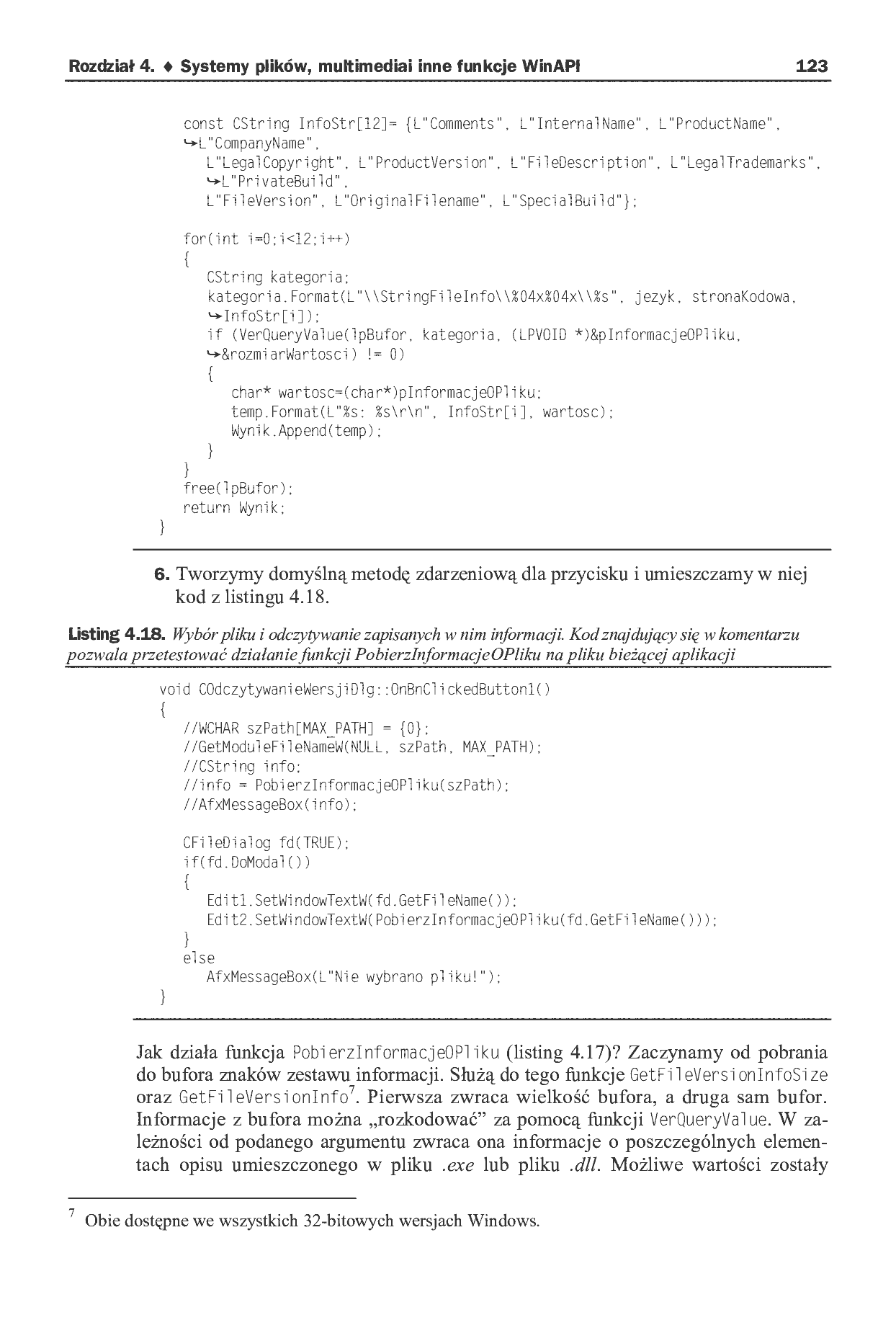 Fragment „Visual C++. Gotowe rozwiązania dla programistów Windows” — strona 26 z 30