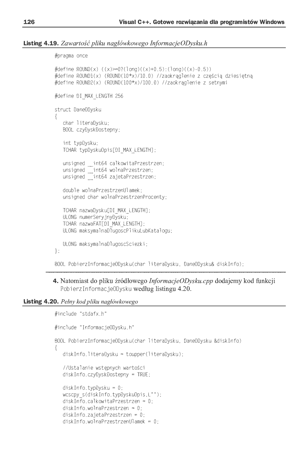 Fragment „Visual C++. Gotowe rozwiązania dla programistów Windows” — strona 29 z 30