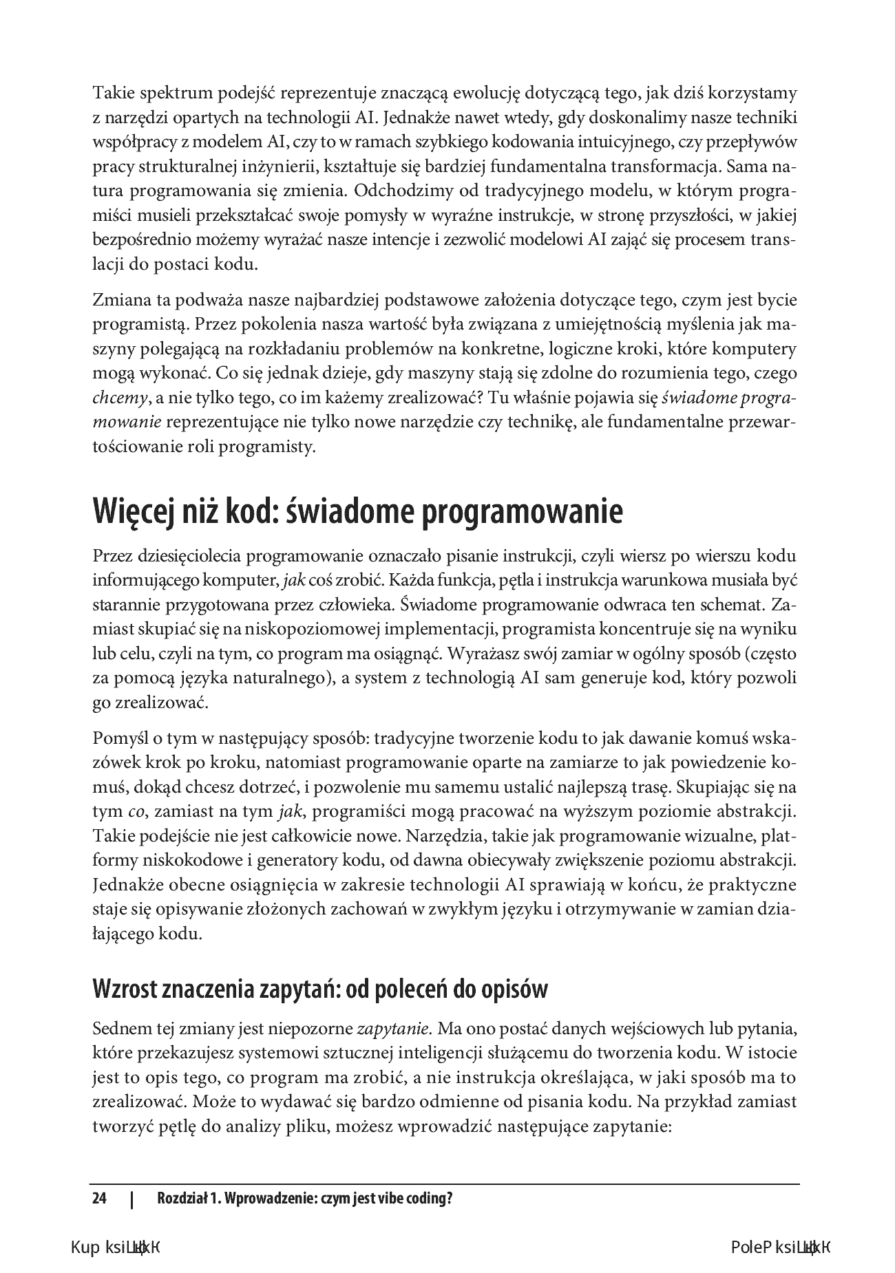 Fragment „Vibe coding i przyszłość kodowania. Od programisty do dewelopera ery AI” — strona 18 z 30