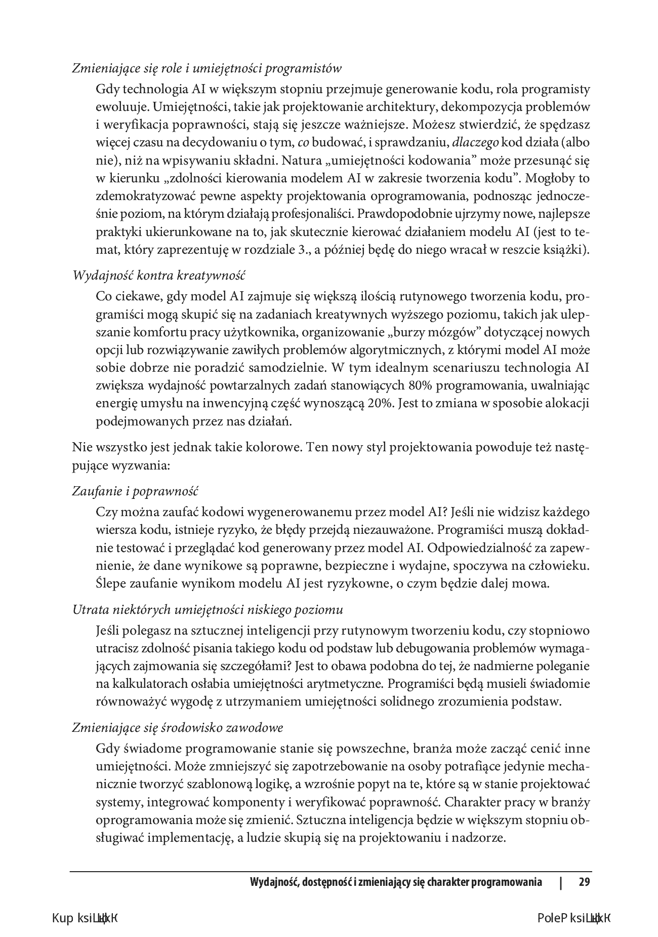 Fragment „Vibe coding i przyszłość kodowania. Od programisty do dewelopera ery AI” — strona 23 z 30