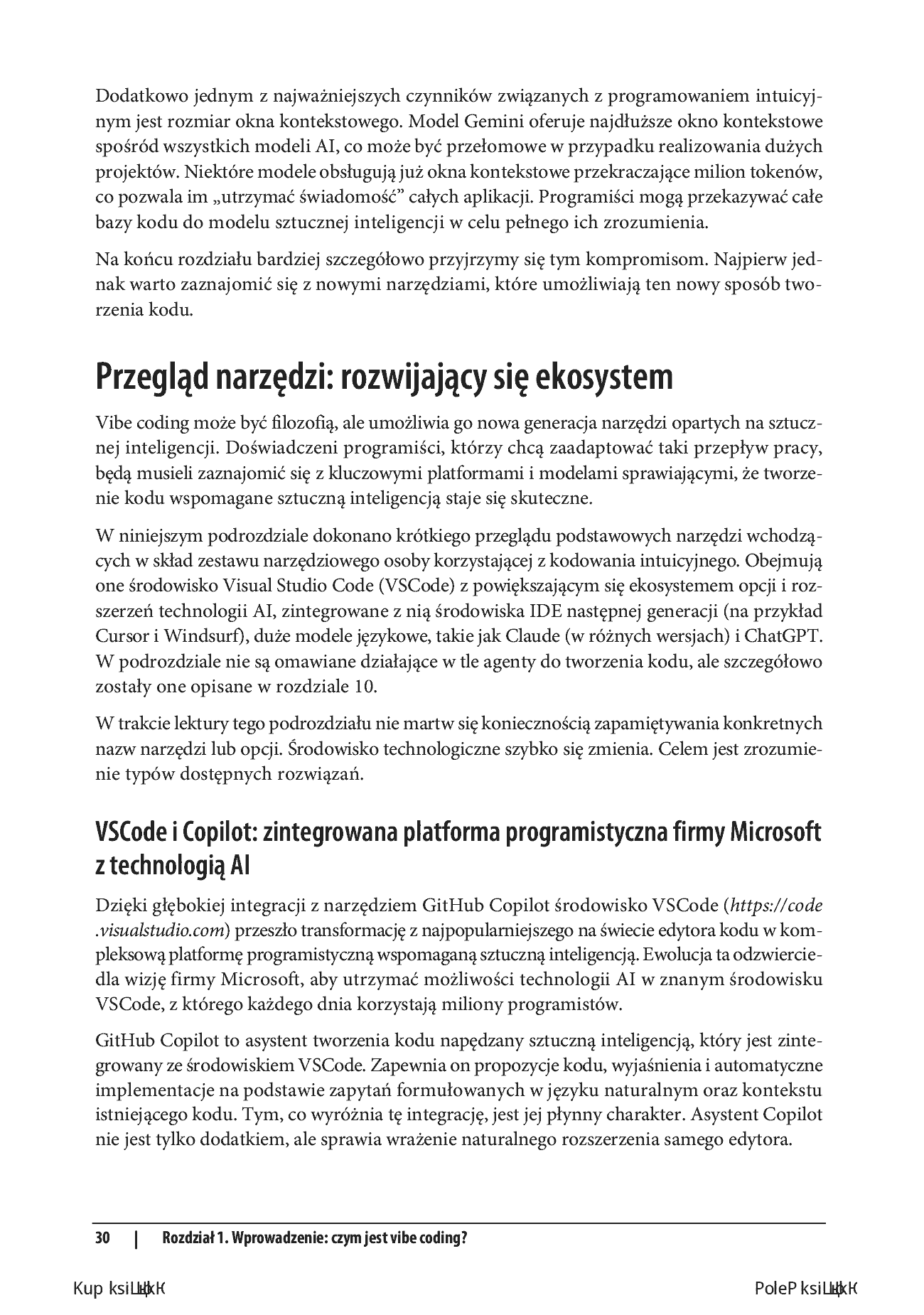Fragment „Vibe coding i przyszłość kodowania. Od programisty do dewelopera ery AI” — strona 24 z 30