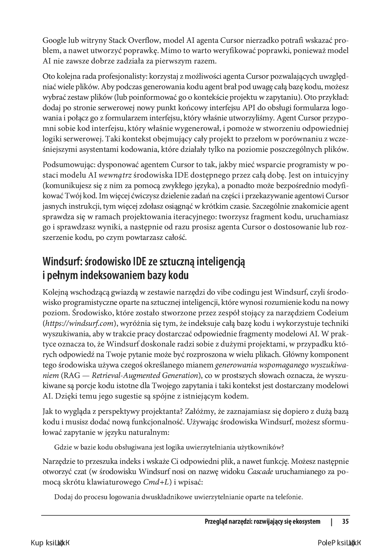 Fragment „Vibe coding i przyszłość kodowania. Od programisty do dewelopera ery AI” — strona 29 z 30