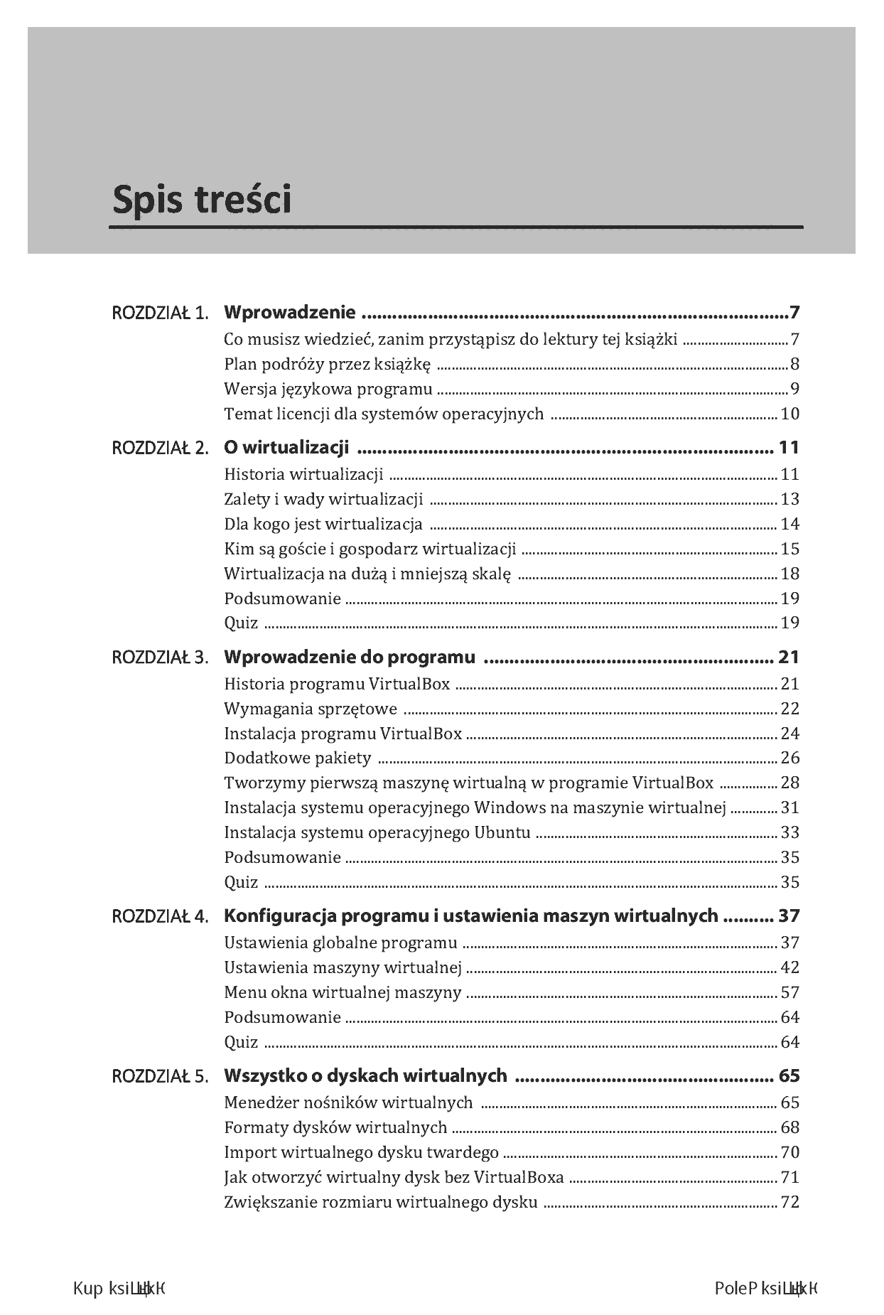 Fragment „VirtualBox w praktyce. Poznaj pełnię możliwości wirtualizacji na swoim komputerze” — strona 3 z 20