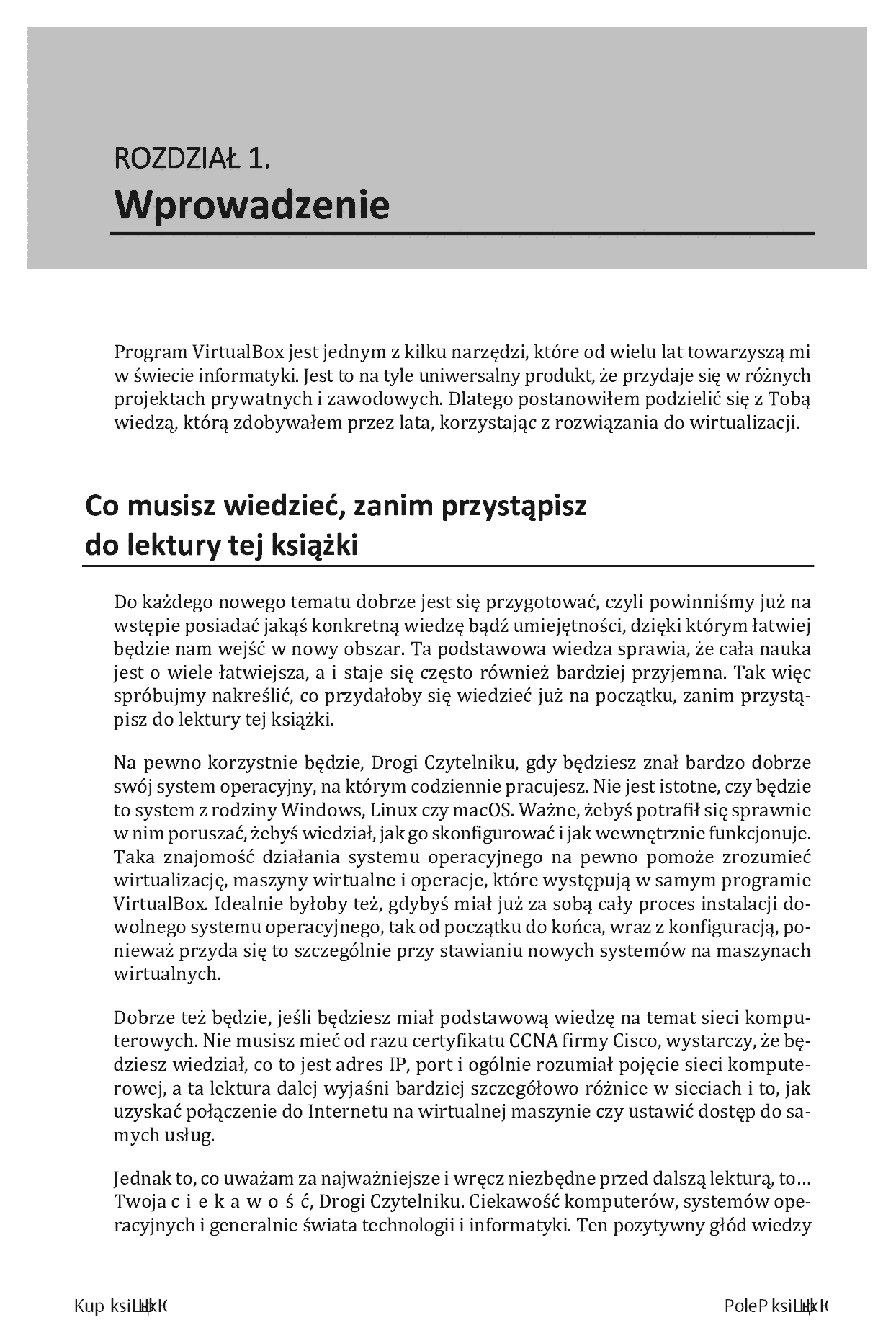 Fragment „VirtualBox w praktyce. Poznaj pełnię możliwości wirtualizacji na swoim komputerze” — strona 7 z 20