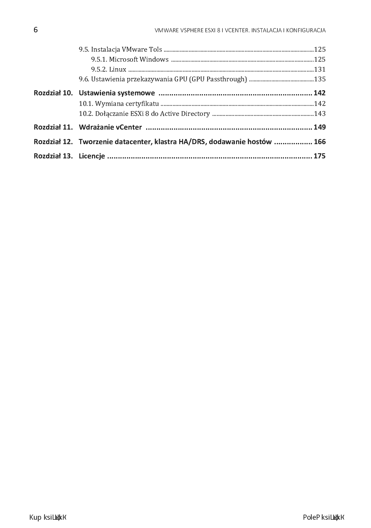 Fragment „VMware vSphere ESXi 8. Instalacja, konfiguracja i wprowadzenie do vCenter” — strona 4 z 14