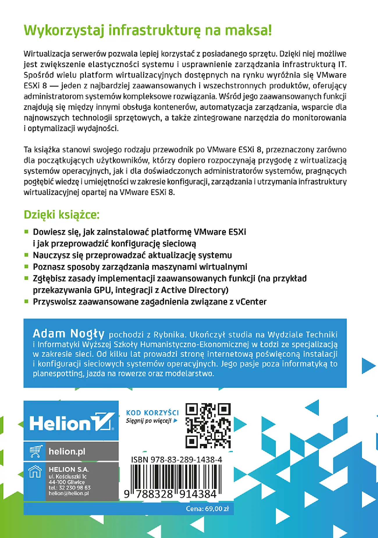 Fragment „VMware vSphere ESXi 8. Instalacja, konfiguracja i wprowadzenie do vCenter” — strona 14 z 14