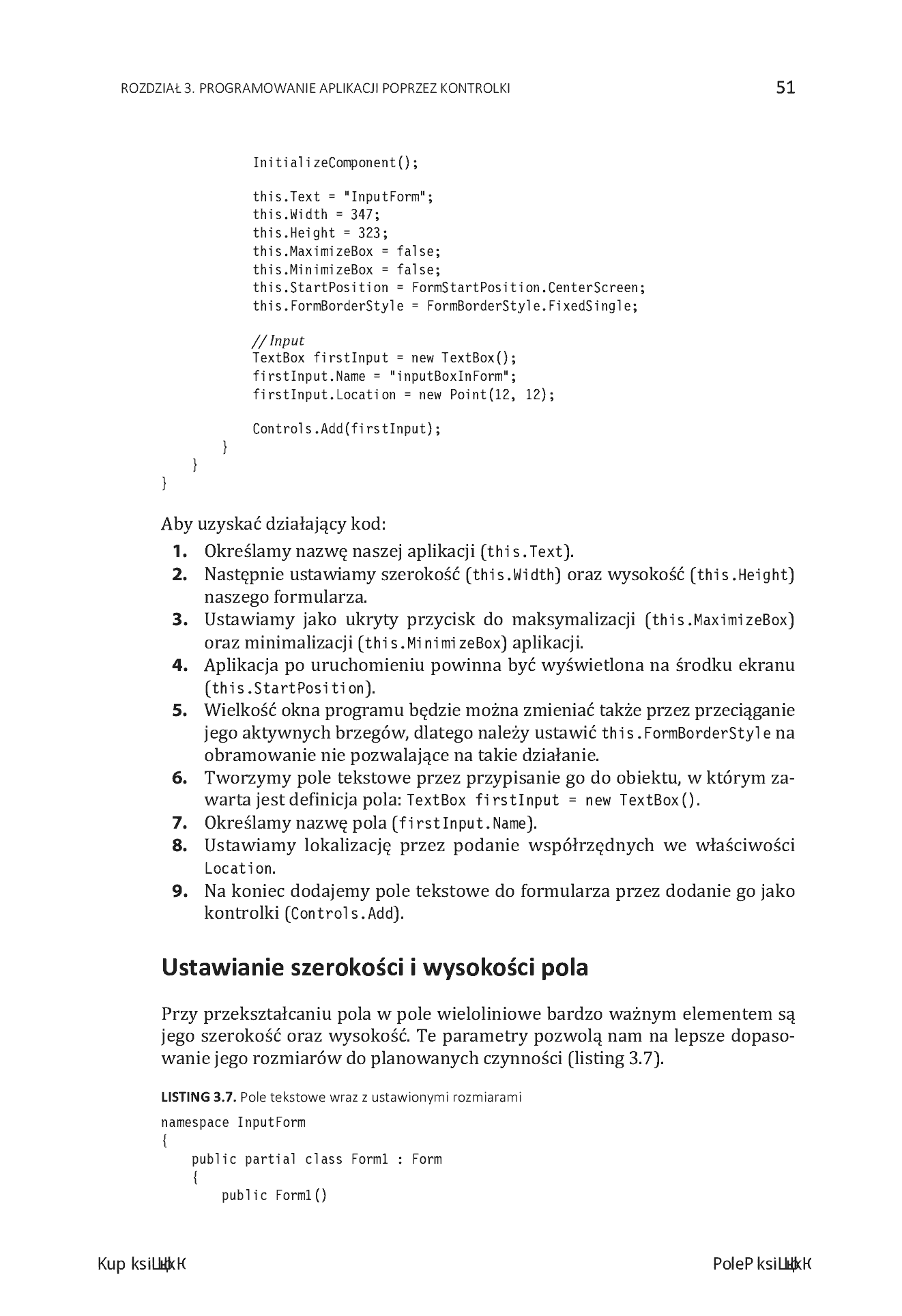 Fragment „Visual Studio 2022, C# i .NET. Programowanie kontrolek” — strona 15 z 24