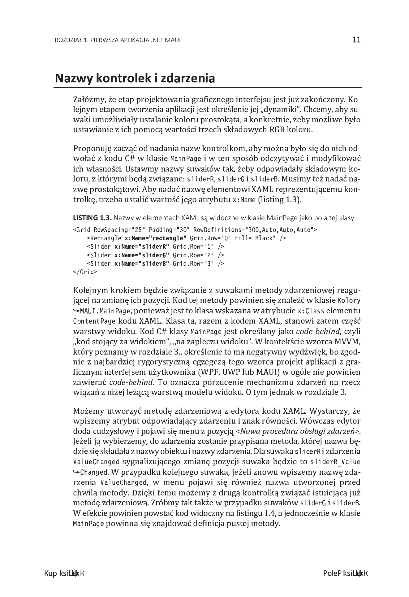 Fragment „Visual Studio 2022. Wprowadzenie do .NET MAUI” — strona 11 z 18
