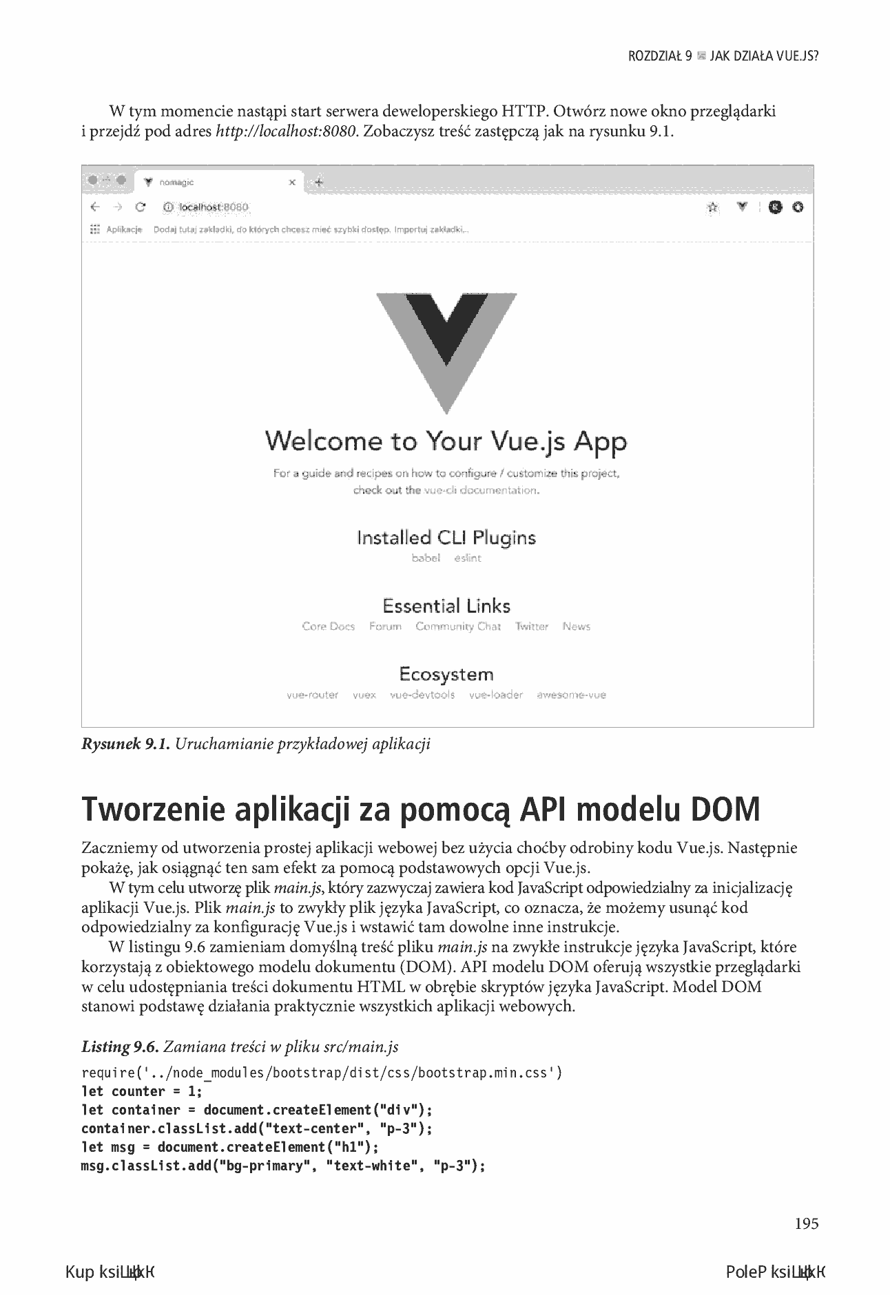 Fragment „Vue.js 2. Wprowadzenie dla profesjonalistów” — strona 15 z 30