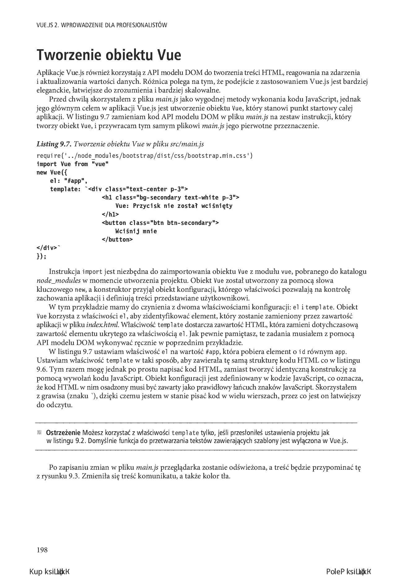 Fragment „Vue.js 2. Wprowadzenie dla profesjonalistów” — strona 18 z 30