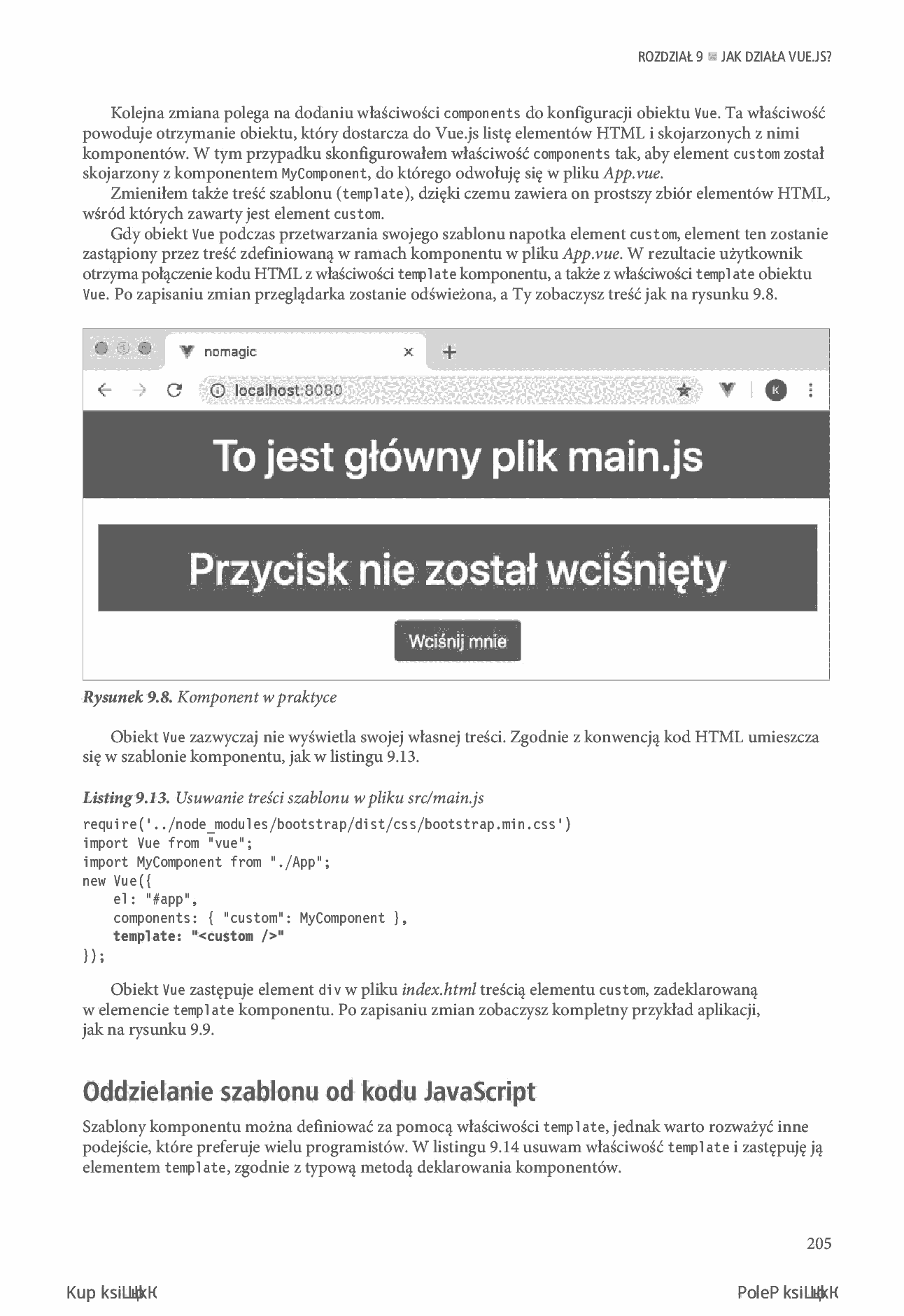 Fragment „Vue.js 2. Wprowadzenie dla profesjonalistów” — strona 25 z 30