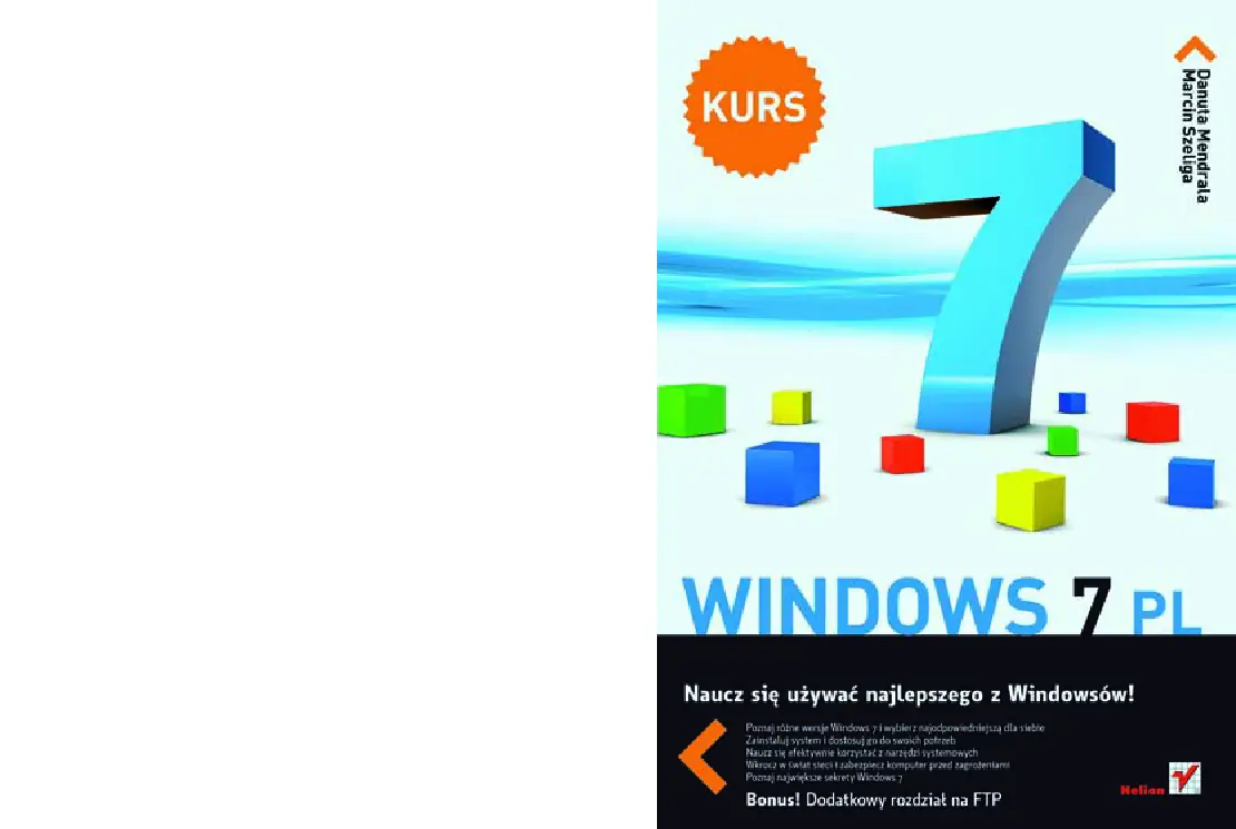 Fragment „Windows 7 PL. Kurs” — strona 1 z 28