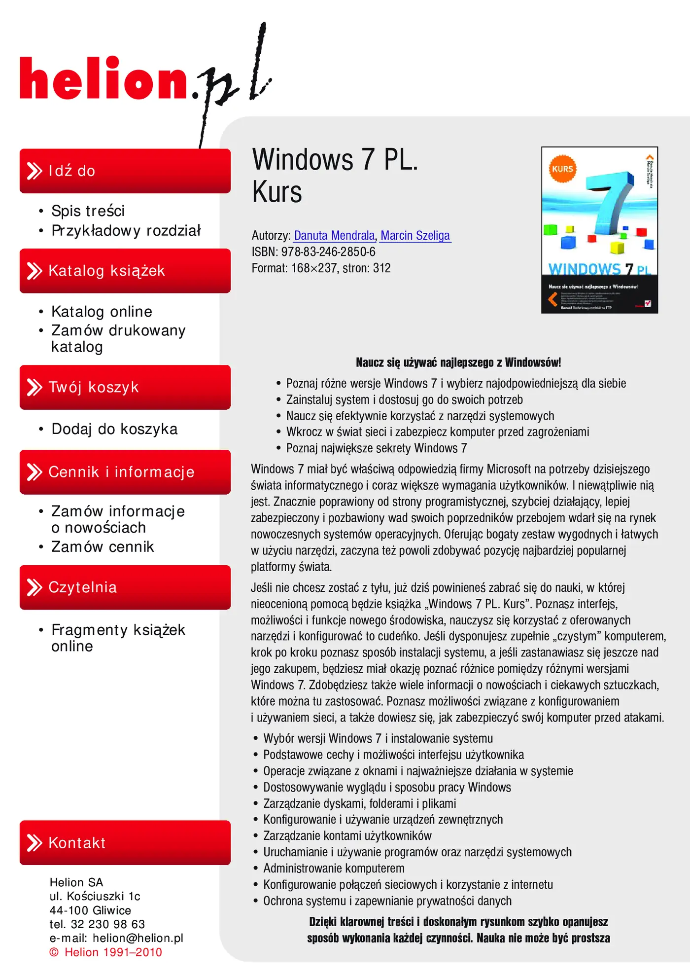 Fragment „Windows 7 PL. Kurs” — strona 2 z 28