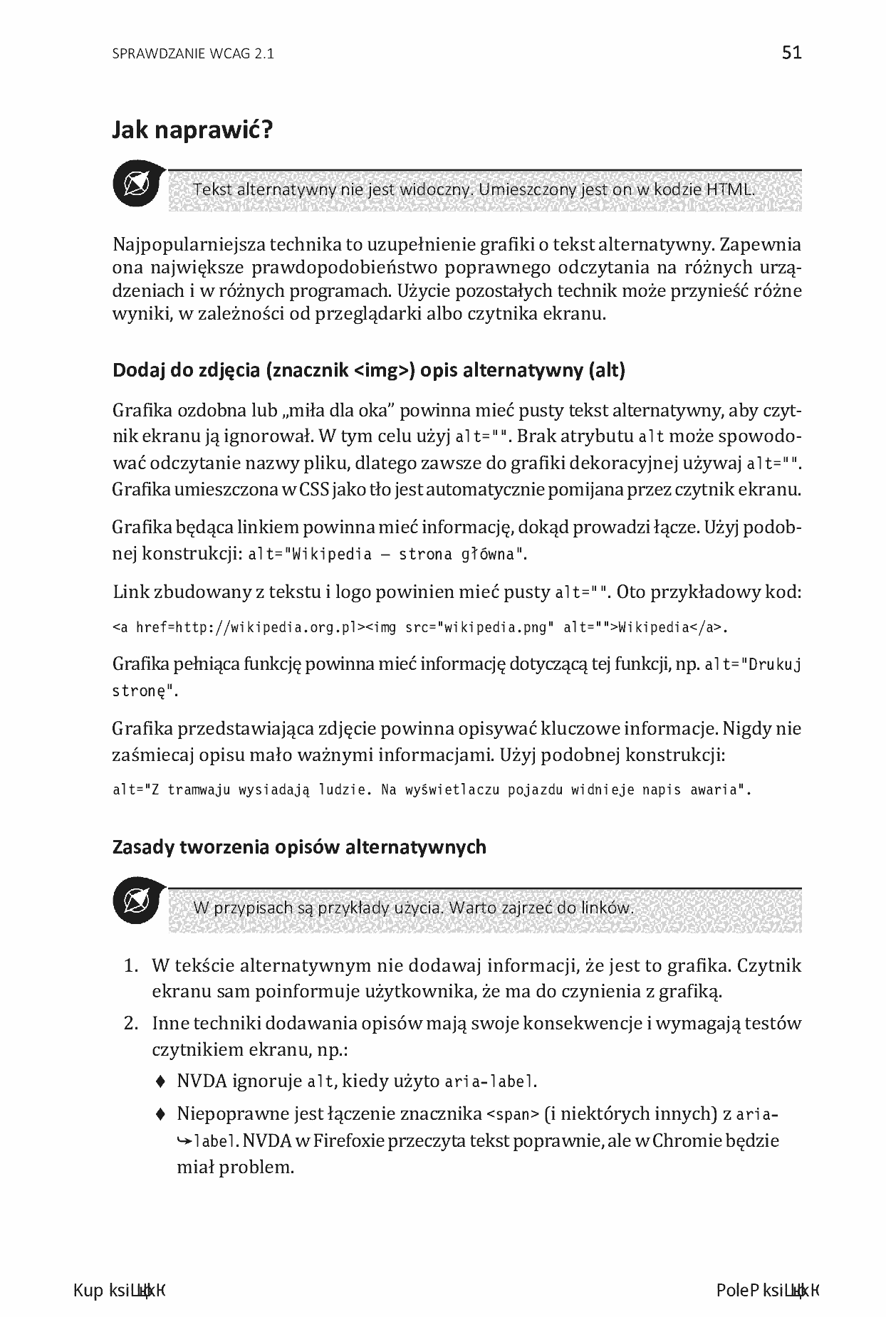 Fragment „WCAG. Dostępność cyfrowa stron internetowych i aplikacji” — strona 13 z 24