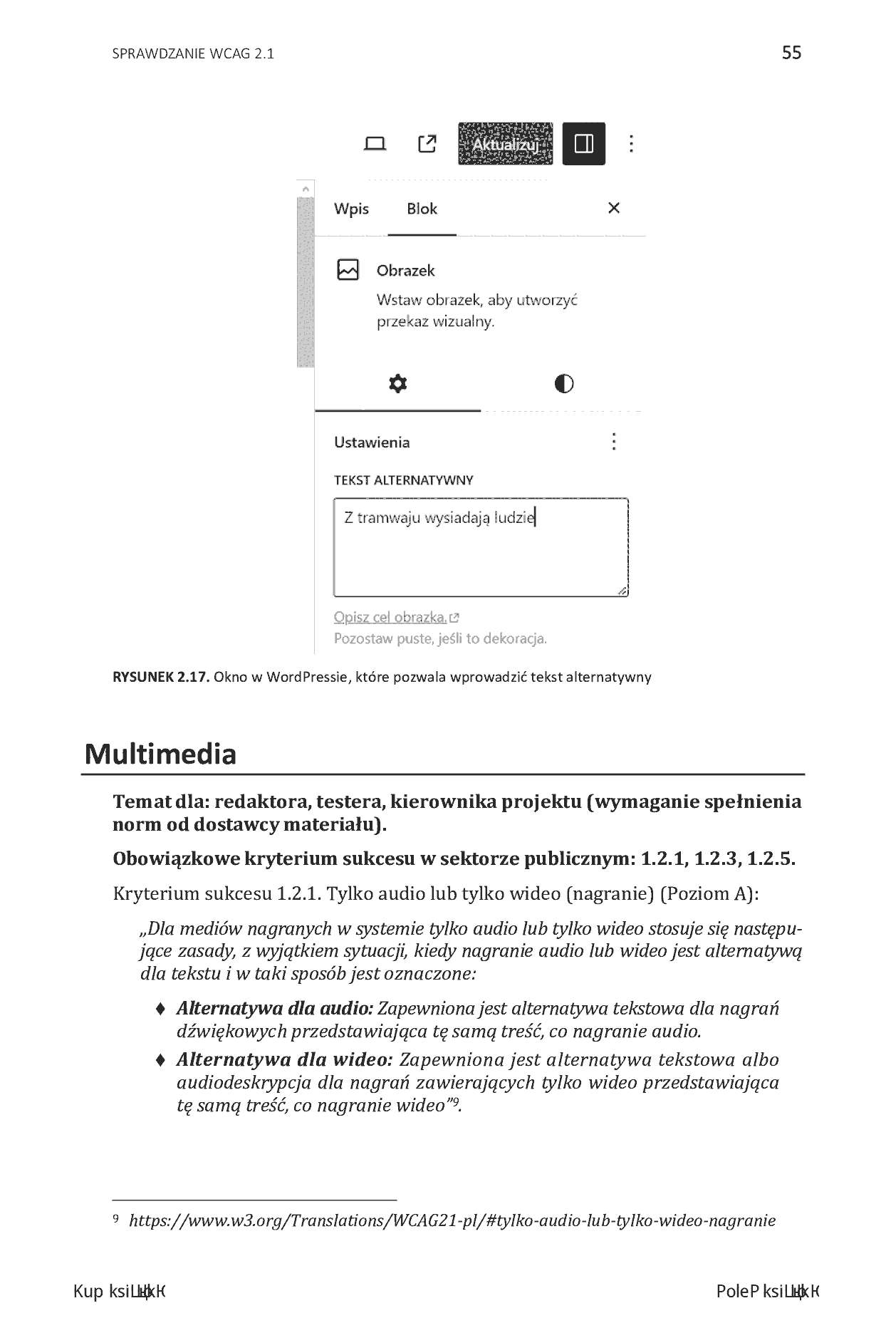 Fragment „WCAG. Dostępność cyfrowa stron internetowych i aplikacji” — strona 17 z 24