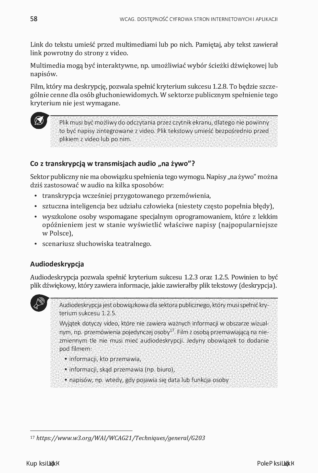 Fragment „WCAG. Dostępność cyfrowa stron internetowych i aplikacji” — strona 20 z 24