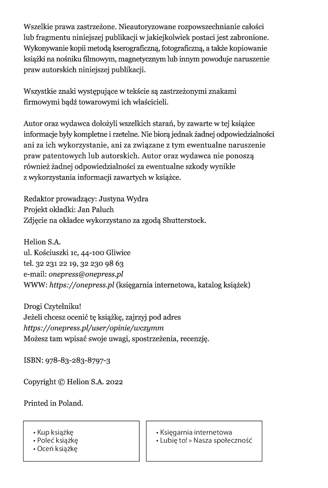 Fragment „Copywriting sprzedażowy. Język korzyści w praktyce” — strona 2 z 18