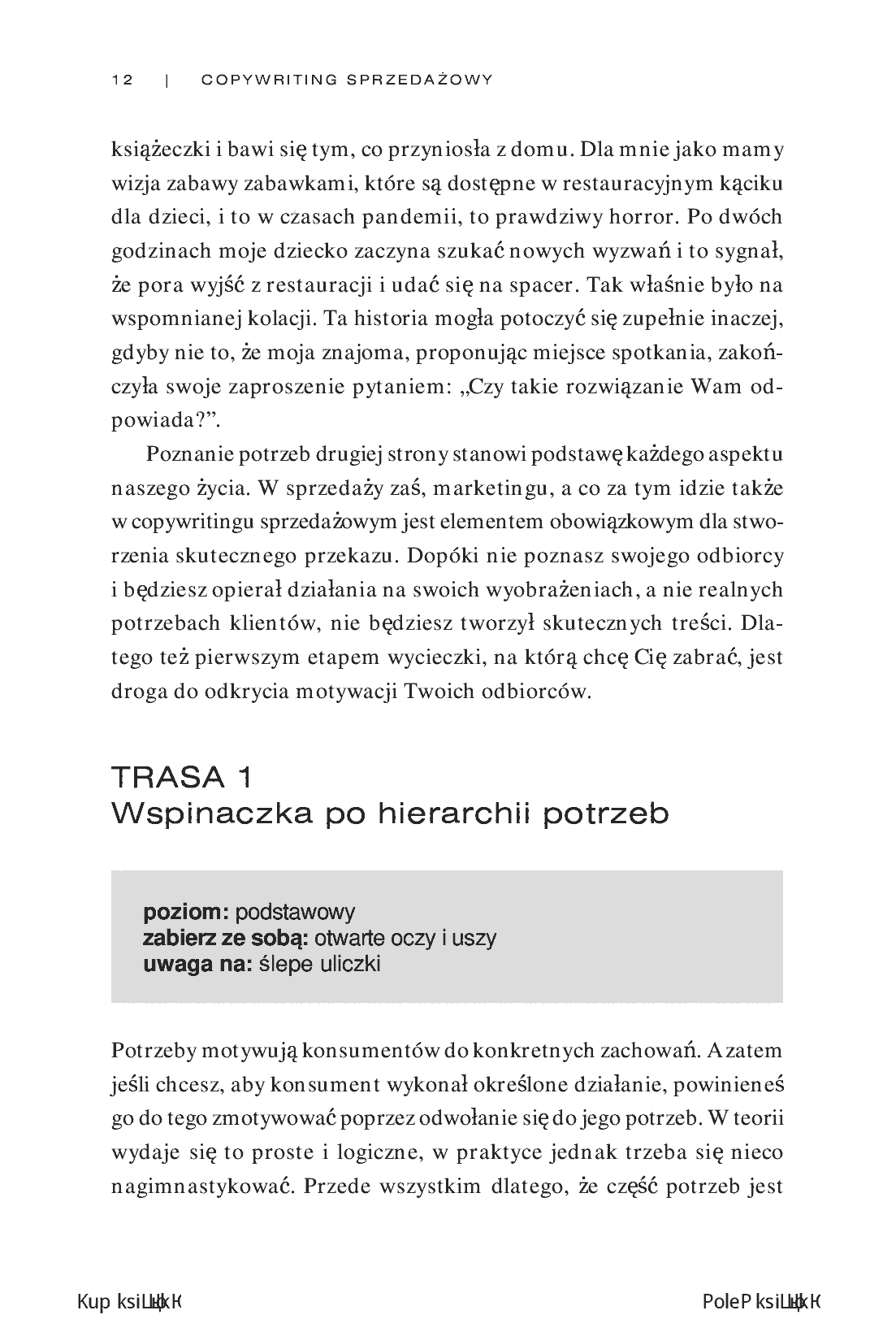 Fragment „Copywriting sprzedażowy. Język korzyści w praktyce” — strona 8 z 18