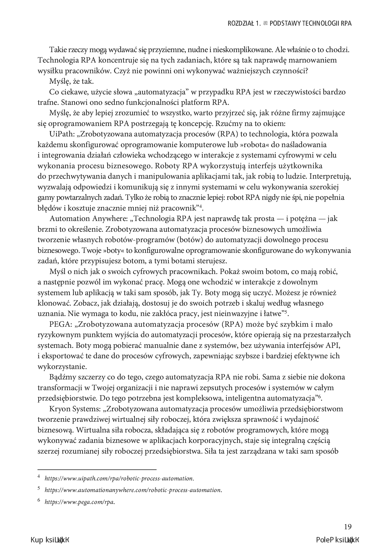 Fragment „Zrobotyzowana automatyzacja procesów. Tworzenie i wdrażanie systemów RPA” — strona 11 z 26