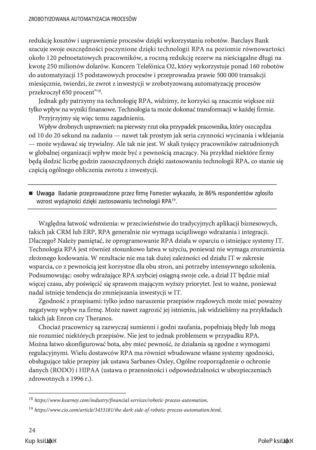 Fragment „Zrobotyzowana automatyzacja procesów. Tworzenie i wdrażanie systemów RPA” — strona 16 z 26