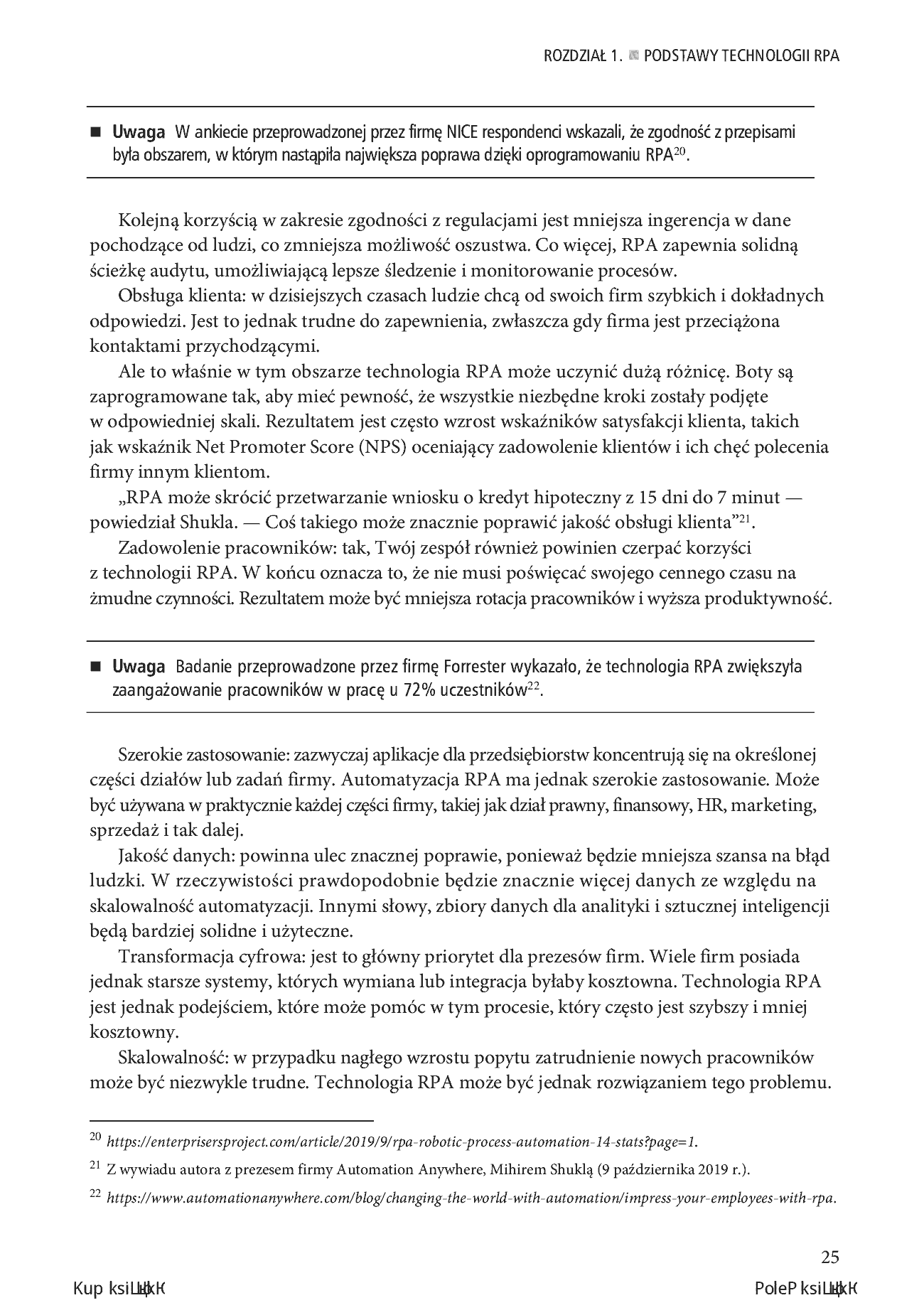 Fragment „Zrobotyzowana automatyzacja procesów. Tworzenie i wdrażanie systemów RPA” — strona 17 z 26