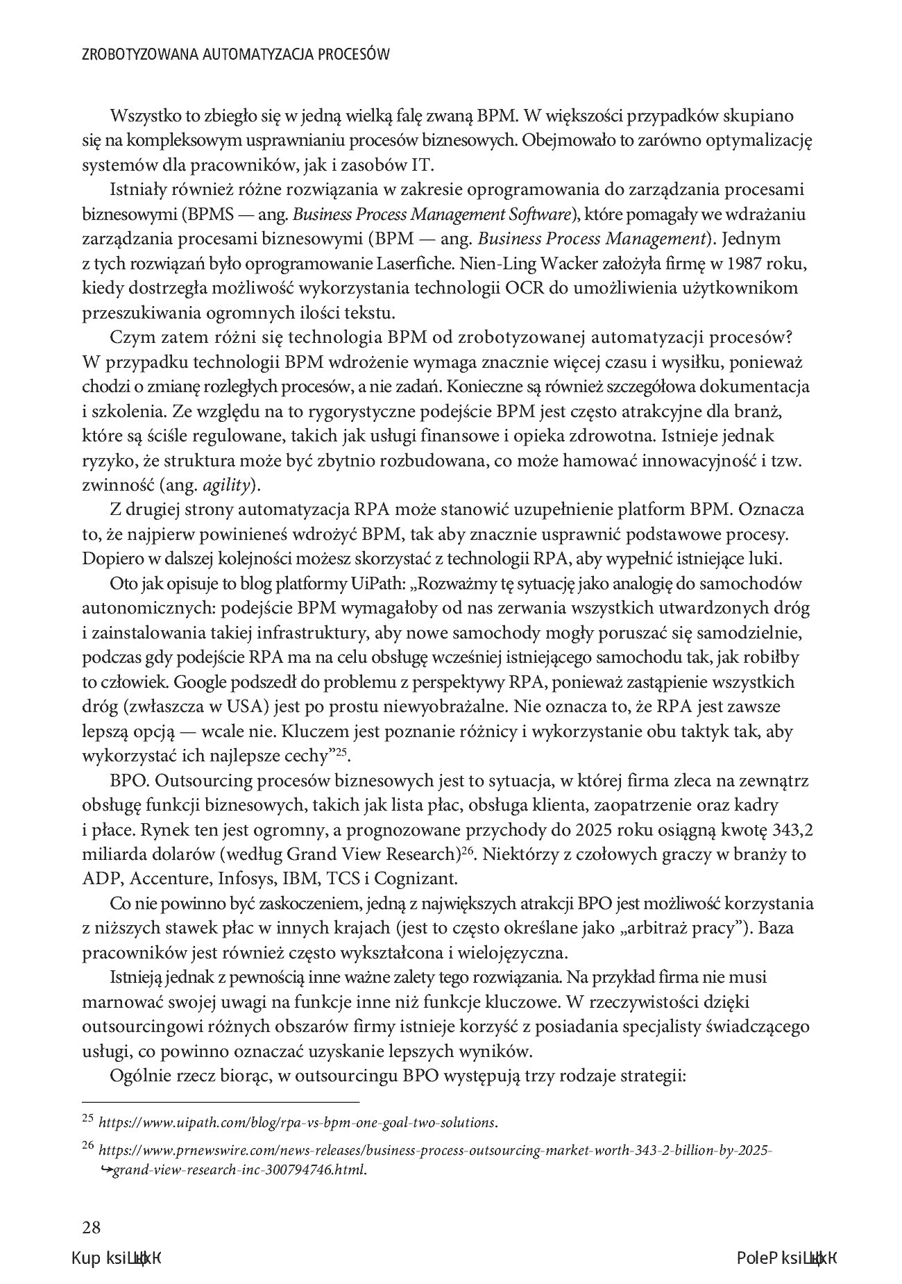 Fragment „Zrobotyzowana automatyzacja procesów. Tworzenie i wdrażanie systemów RPA” — strona 20 z 26