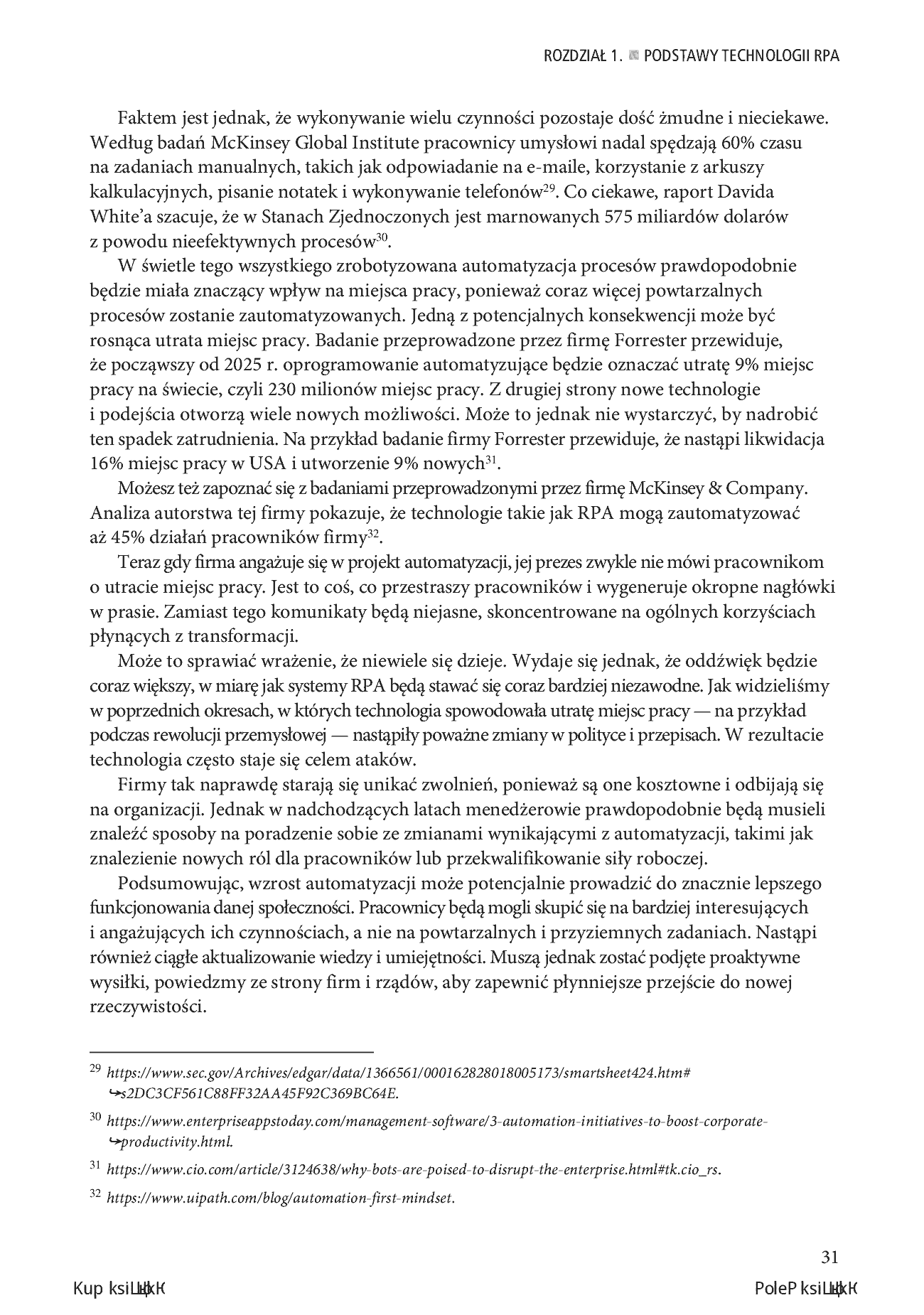 Fragment „Zrobotyzowana automatyzacja procesów. Tworzenie i wdrażanie systemów RPA” — strona 23 z 26