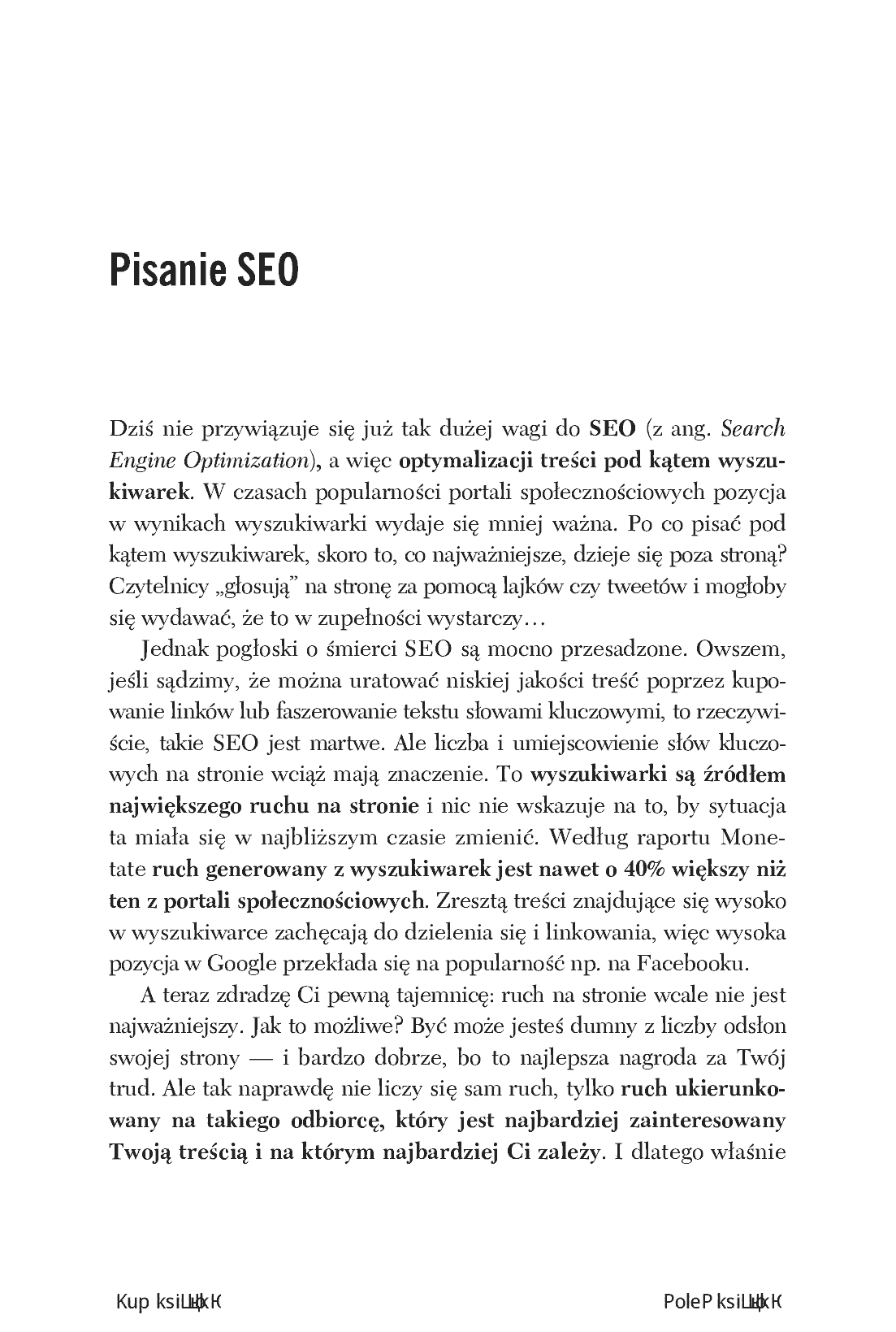 Fragment „Webwriting. Profesjonalne tworzenie tekstów dla Internetu. Wydanie II zaktualizowane i poszerzone” — strona 5 z 12