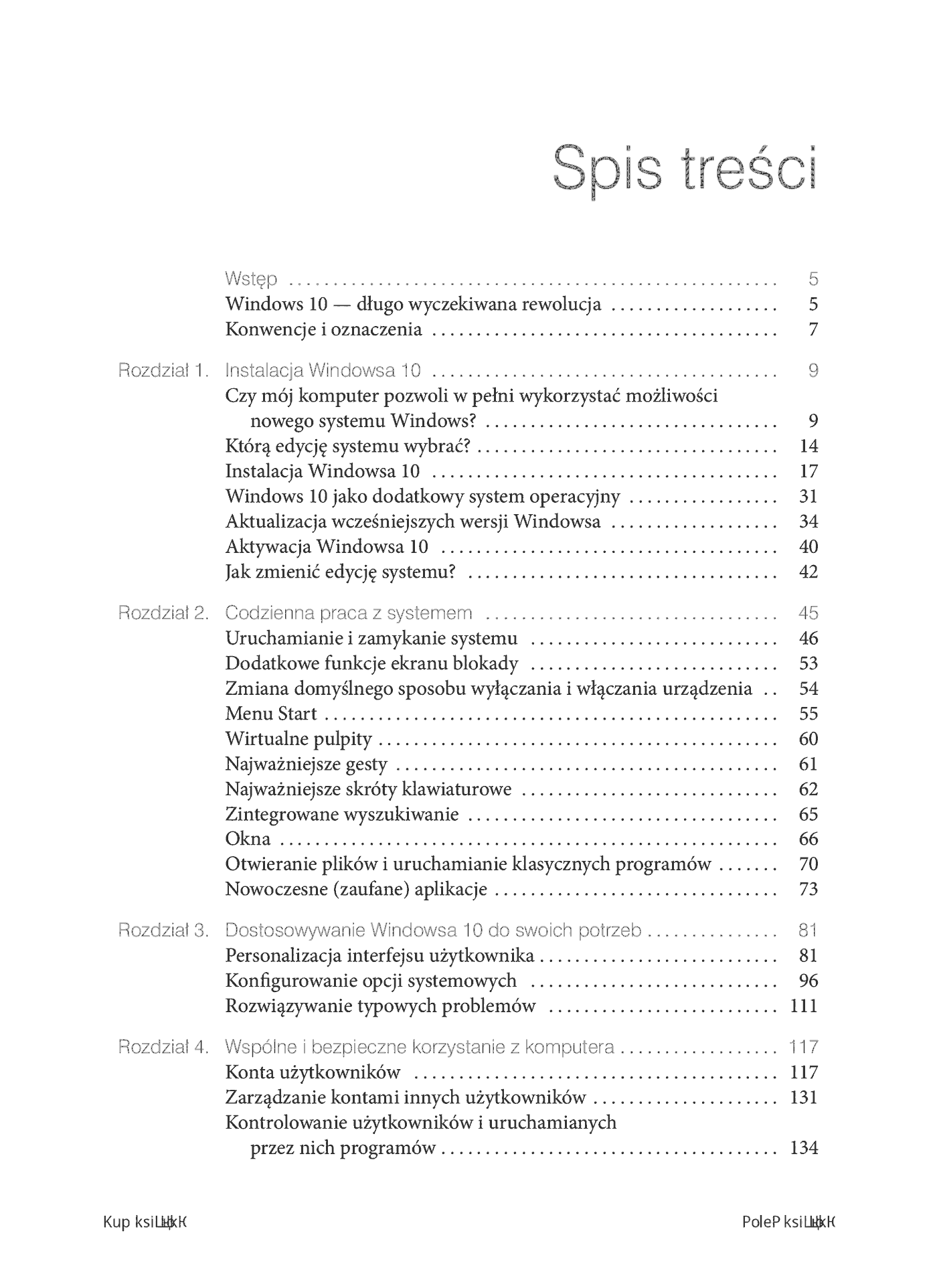 Fragment „Windows 10 PL. Kurs” — strona 3 z 30