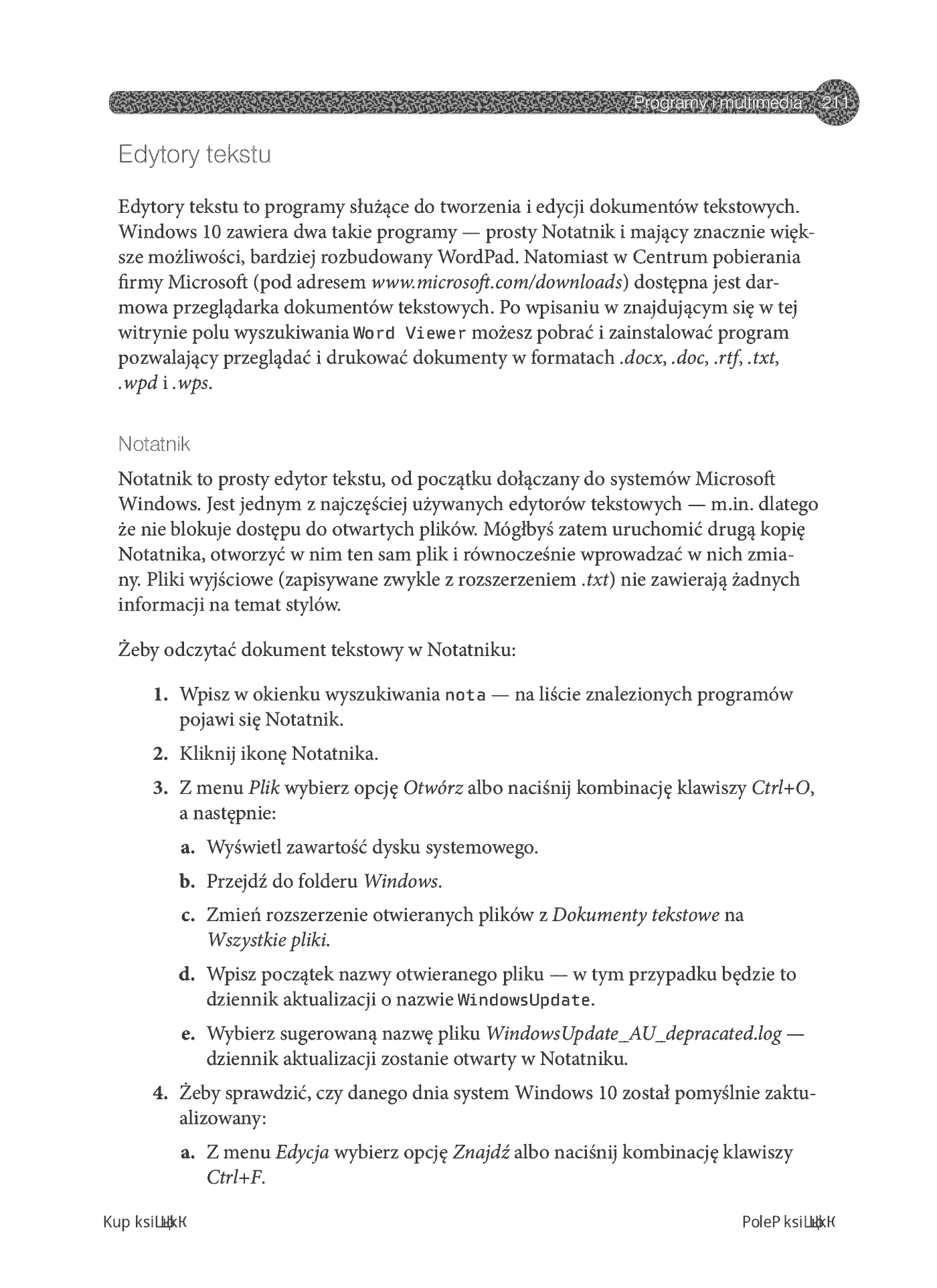 Fragment „Windows 10 PL. Kurs” — strona 27 z 30