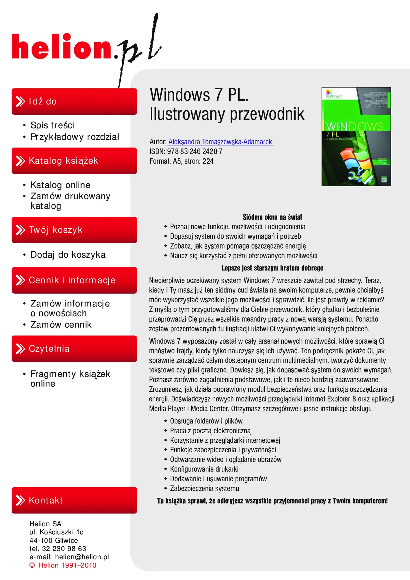 Fragment „Windows 7 PL. Ilustrowany przewodnik” — strona 2 z 30