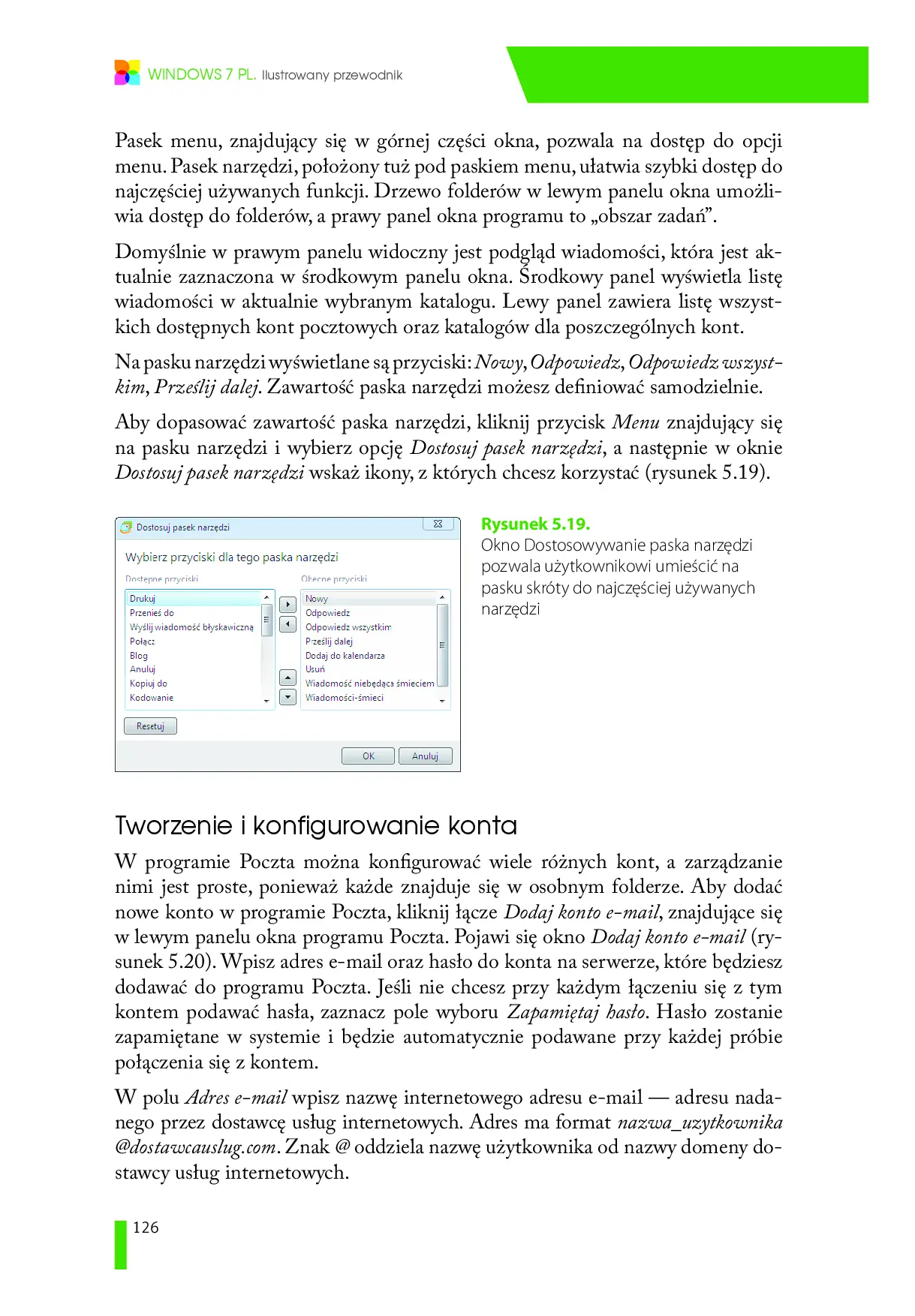 Fragment „Windows 7 PL. Ilustrowany przewodnik” — strona 21 z 30