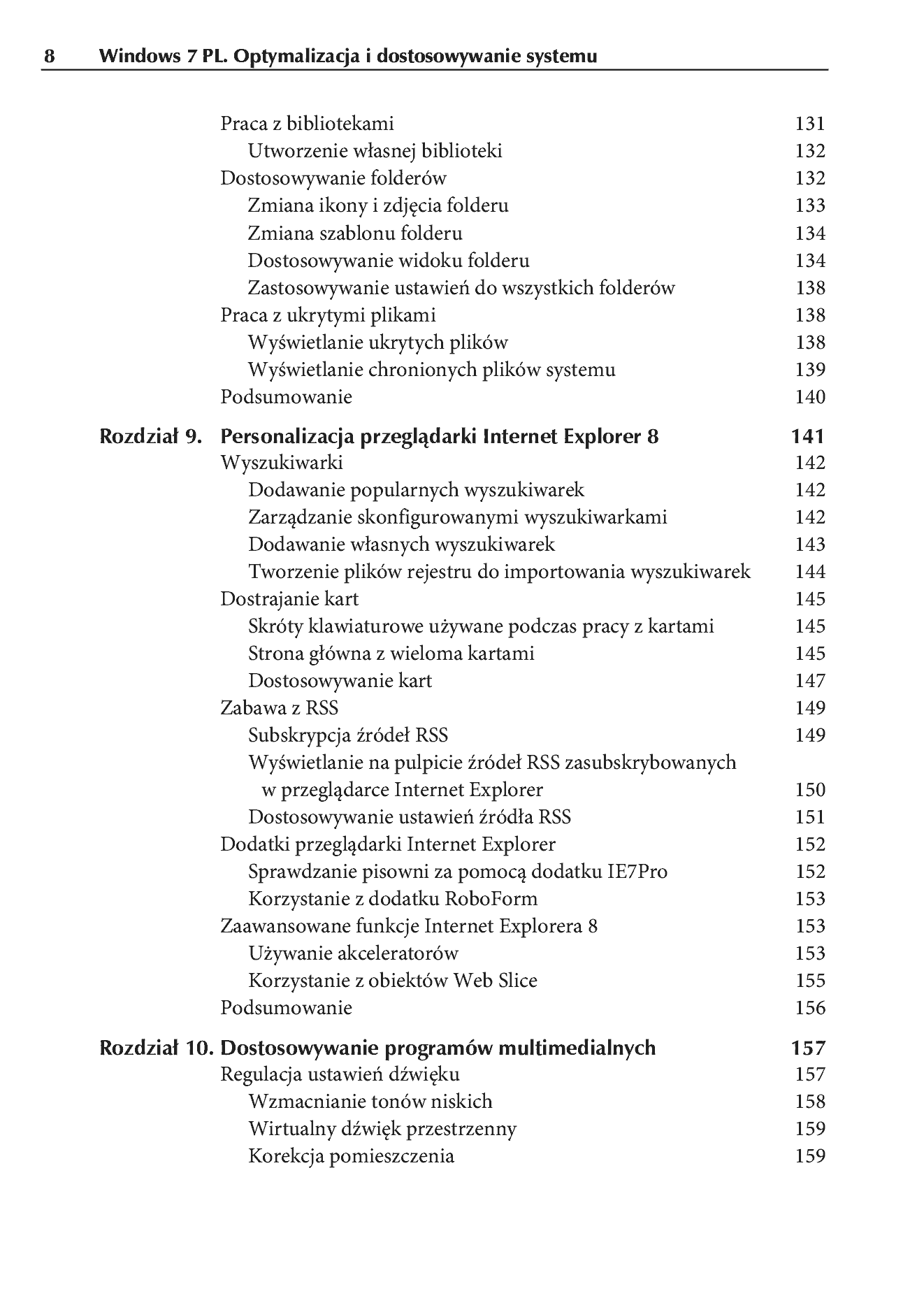 Fragment „Windows 7 PL. Optymalizacja i dostosowywanie systemu” — strona 5 z 30