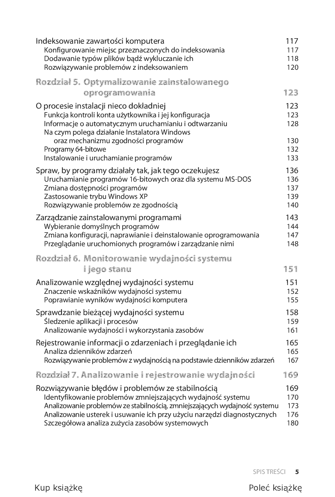 Fragment „Windows 7 PL. Optymalizacja” — strona 5 z 30