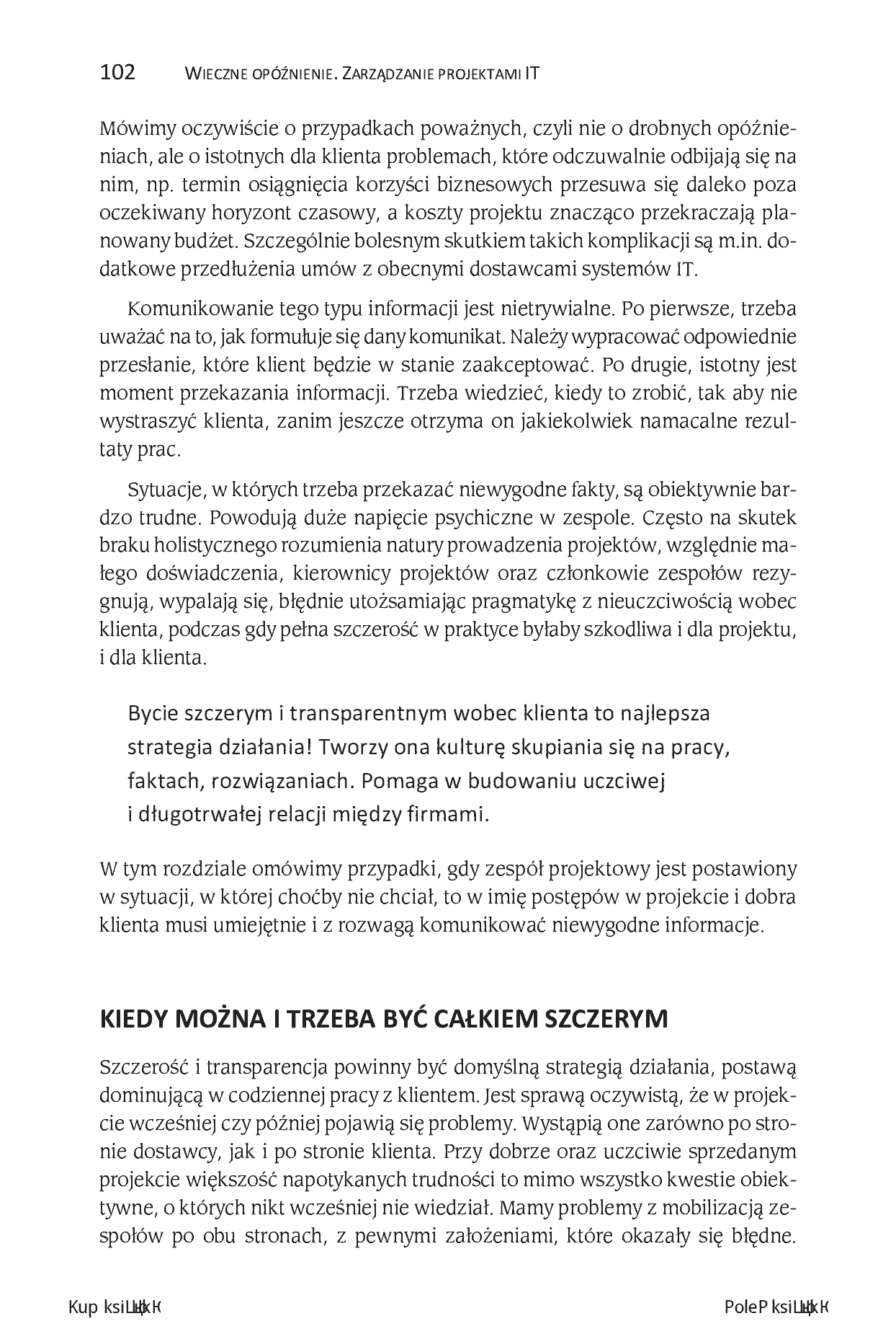 Fragment „Wieczne opóźnienie. Zarządzanie projektami IT” — strona 8 z 20