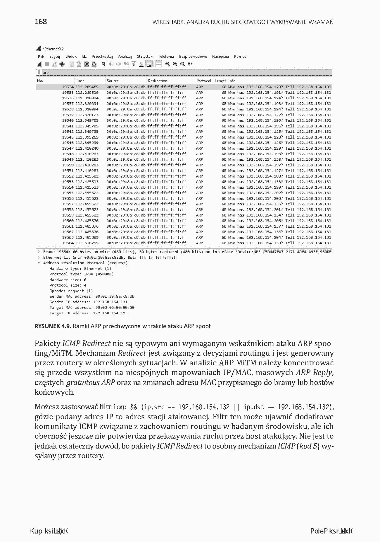 Fragment „Wireshark. Analiza ruchu sieciowego i wykrywanie włamań” — strona 18 z 30