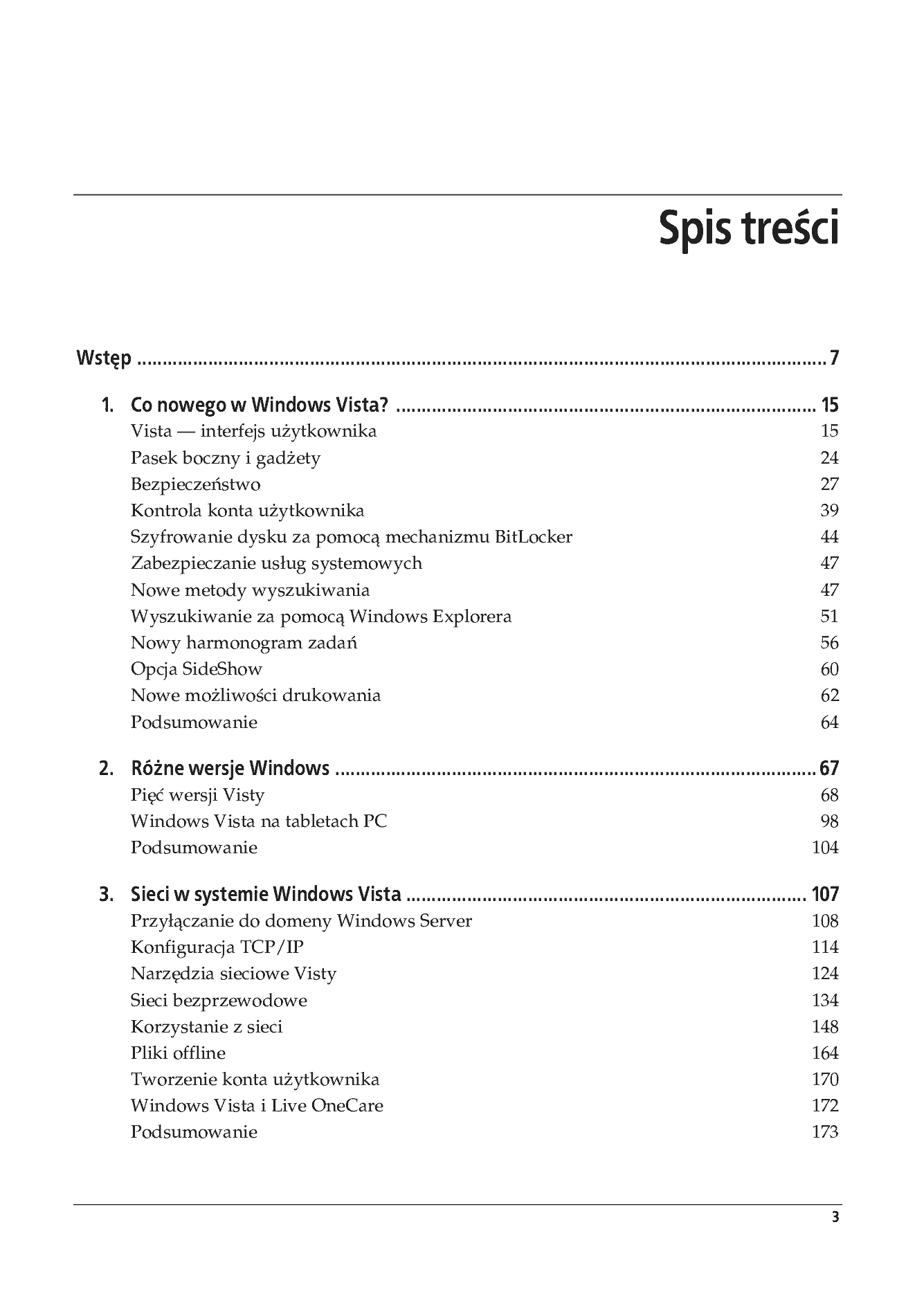 Fragment „Windows Vista PL. Administracja. Przewodnik encyklopedyczny” — strona 2 z 30