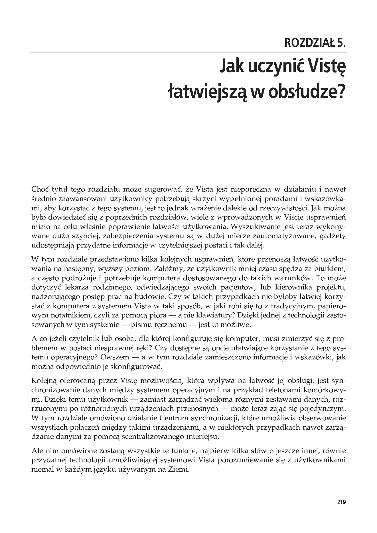 Fragment „Windows Vista PL. Administracja. Przewodnik encyklopedyczny” — strona 6 z 30